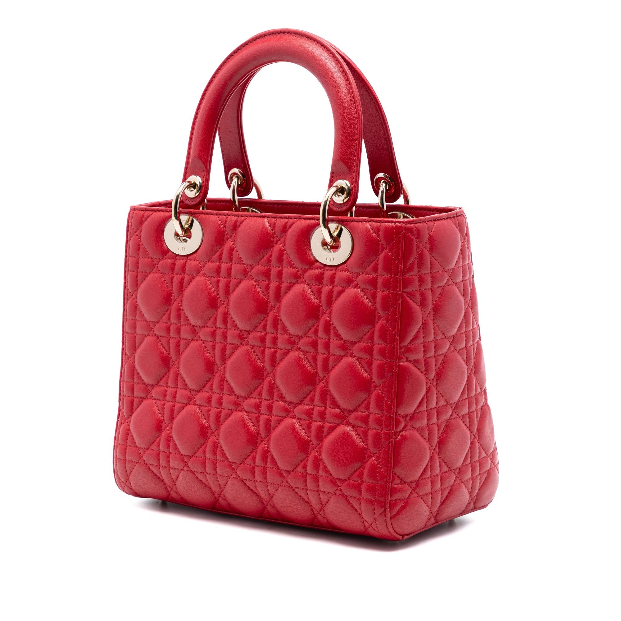 Dior Medium Lambskin Cannage Lady Dior Size ONE SIZE - 2 Thumbnail