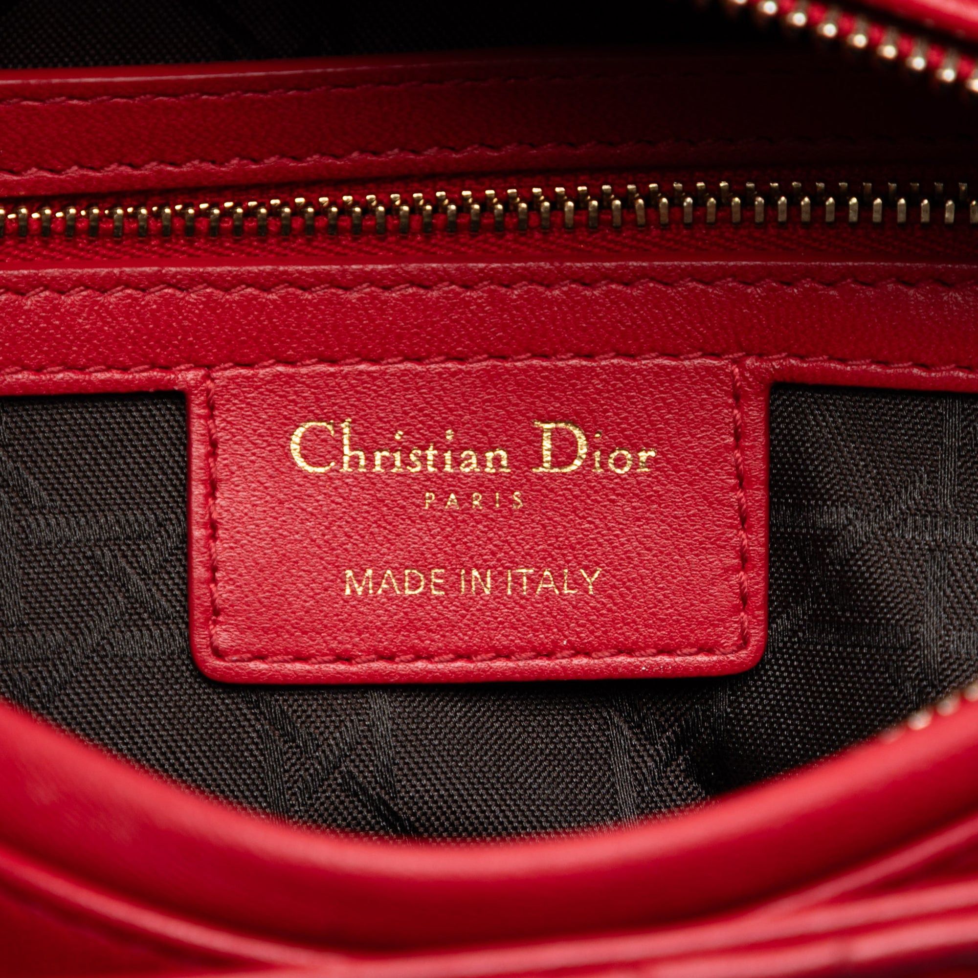 Dior Medium Lambskin Cannage Lady Dior Size ONE SIZE - 5 Thumbnail