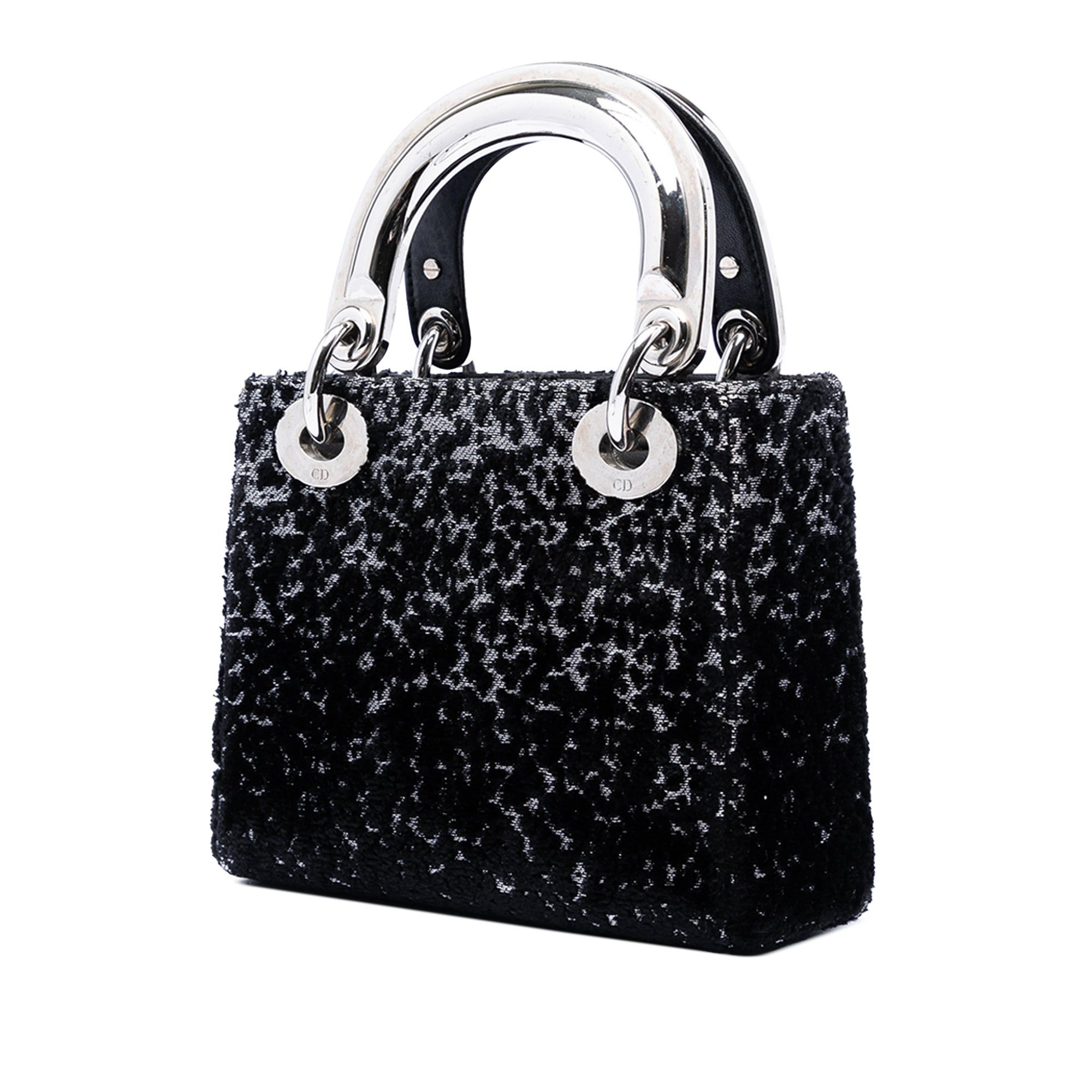 Dior Mini Fabric Lame Lady Dior Size ONE SIZE - 2 Thumbnail
