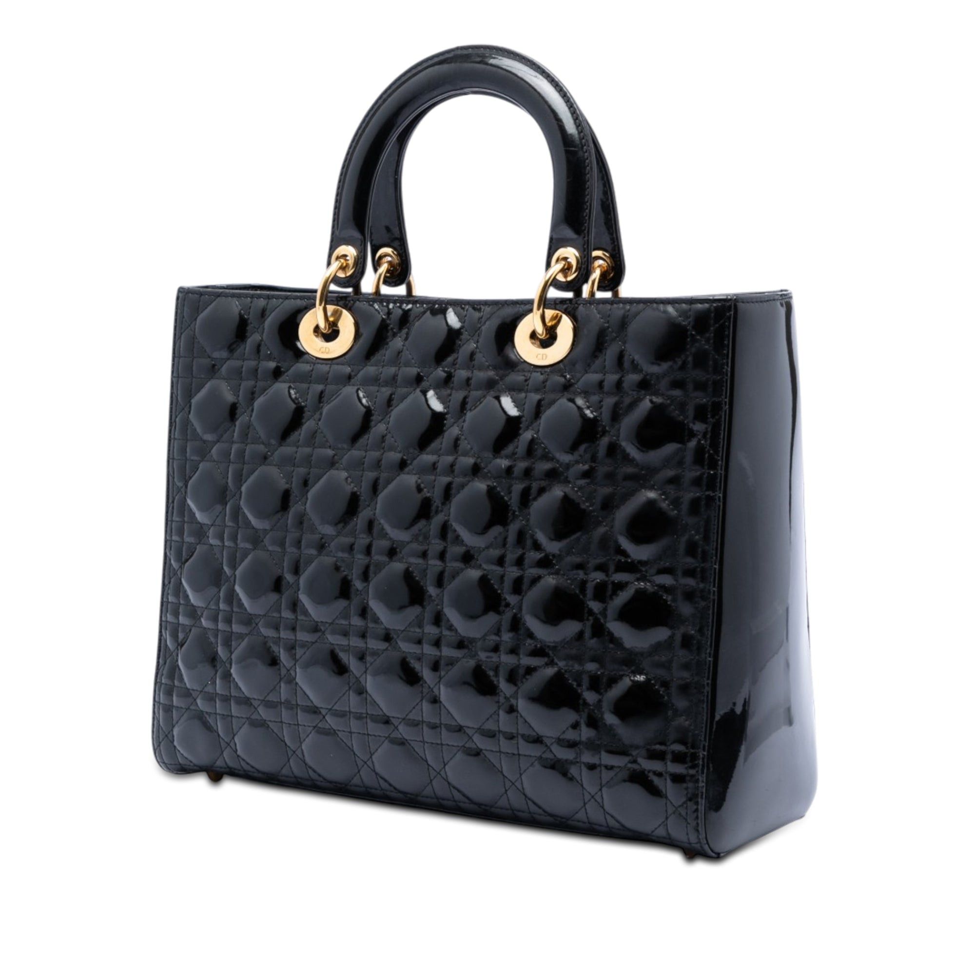 Dior Large Patent Cannage Lady Dior Size ONE SIZE - 2 Thumbnail
