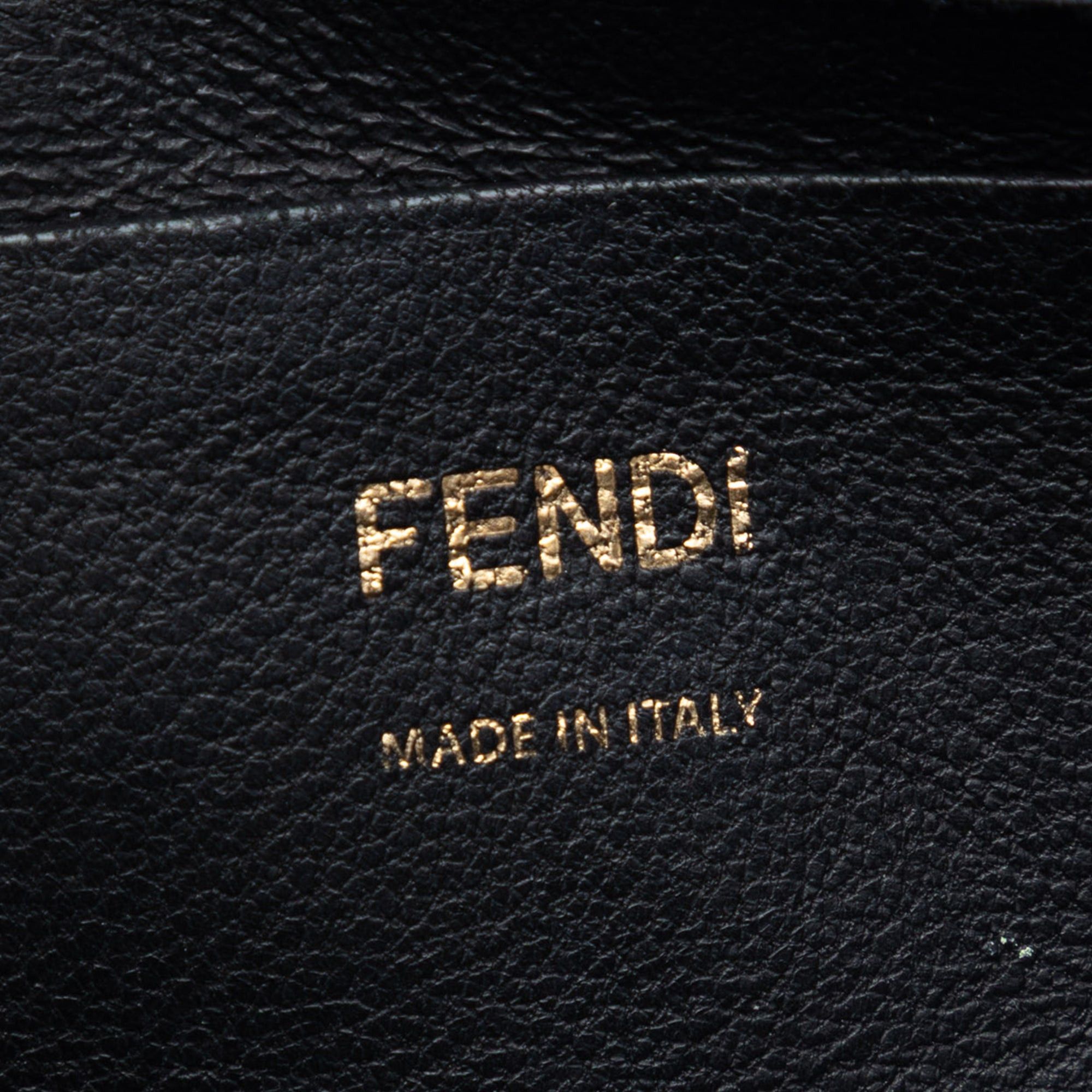 Fendi Mini Zucca Embossed Leather Baguette Satchel Size ONE SIZE - 5 Thumbnail
