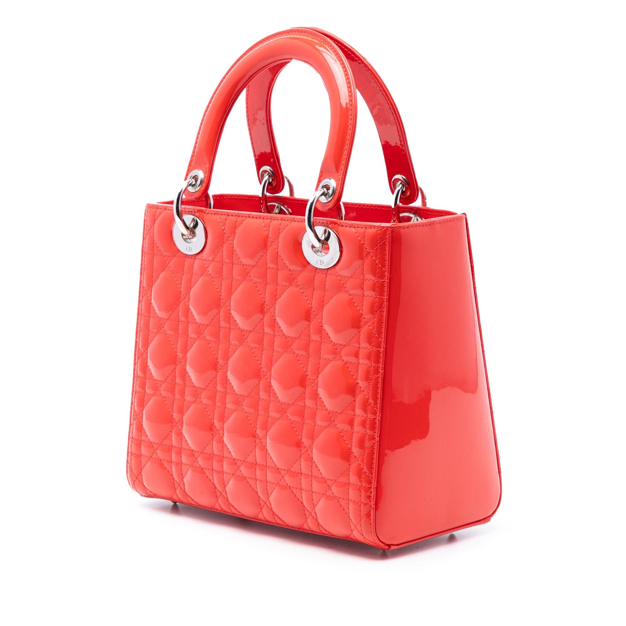 Dior Medium Patent Cannage Lady Dior Size ONE SIZE - 2 Thumbnail