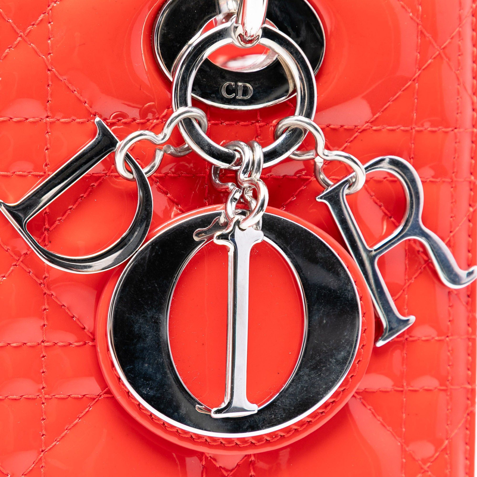 Dior Medium Patent Cannage Lady Dior Size ONE SIZE - 5 Thumbnail