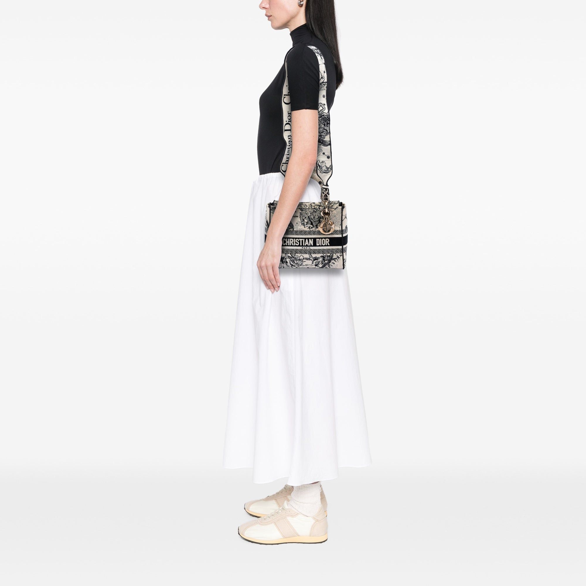 Dior Medium Embroidered Canvas Zodiac Lady D Lite Size ONE SIZE - 7 Thumbnail