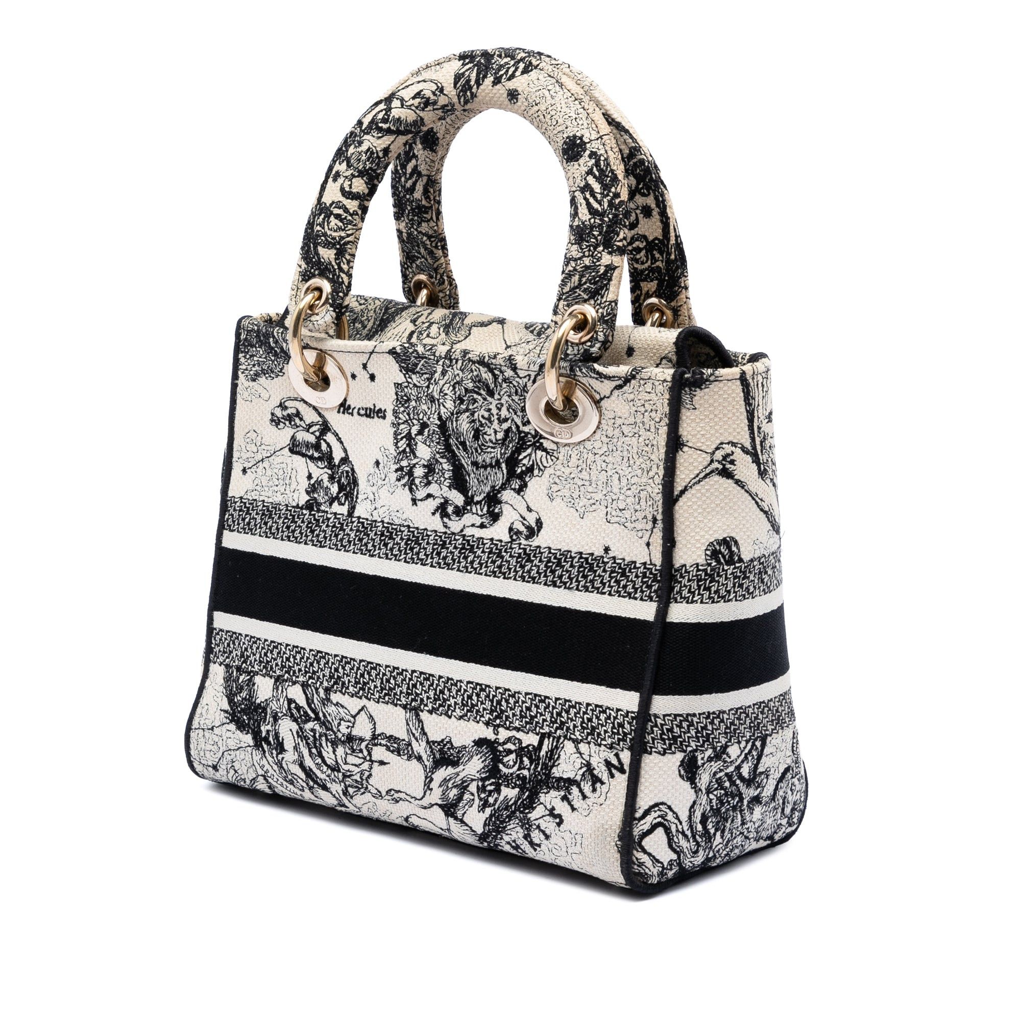 Dior Medium Embroidered Canvas Zodiac Lady D Lite Size ONE SIZE - 2 Thumbnail