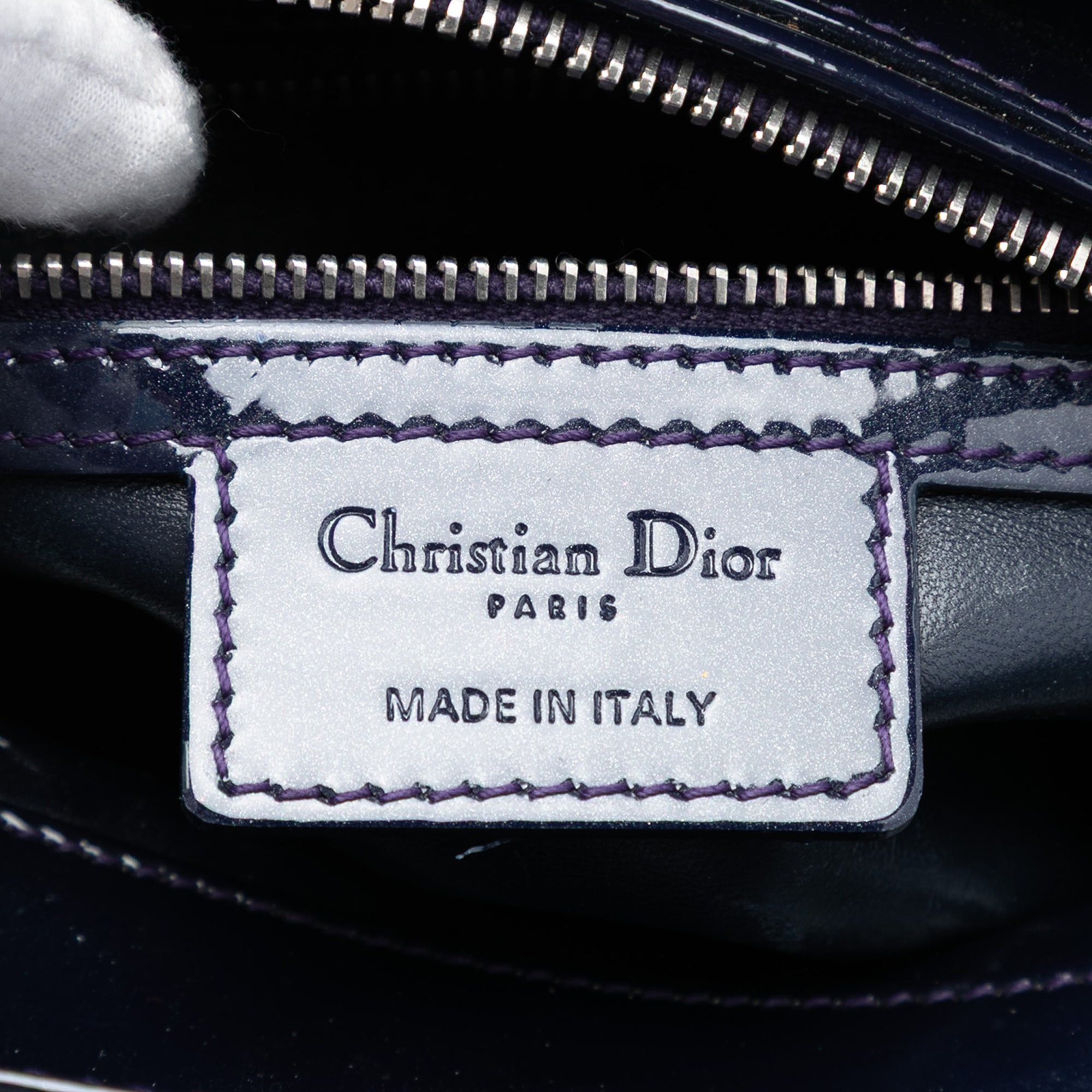 Dior Medium Patent Cannage Lady Dior Size ONE SIZE - 5 Thumbnail
