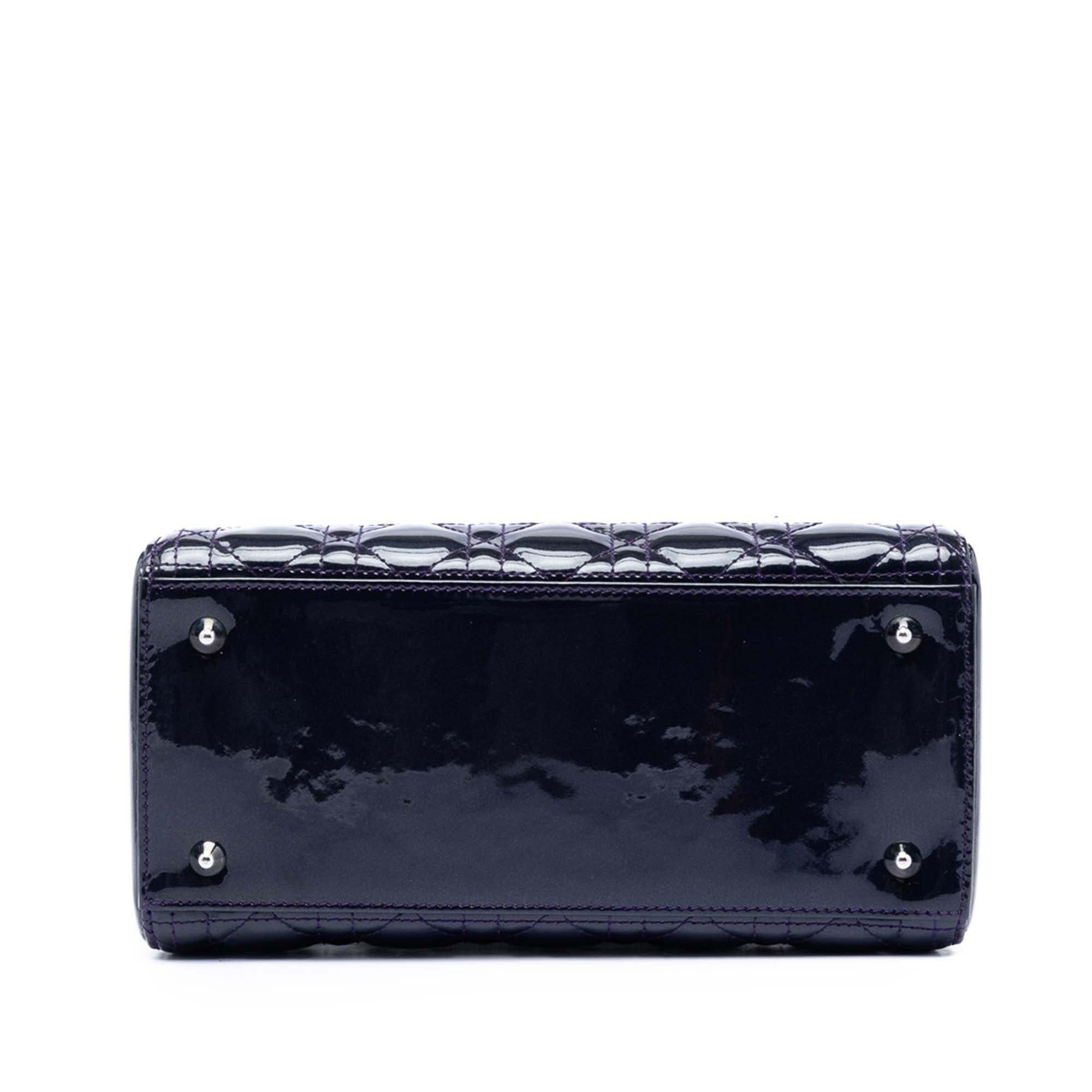 Dior Medium Patent Cannage Lady Dior Size ONE SIZE - 3 Thumbnail
