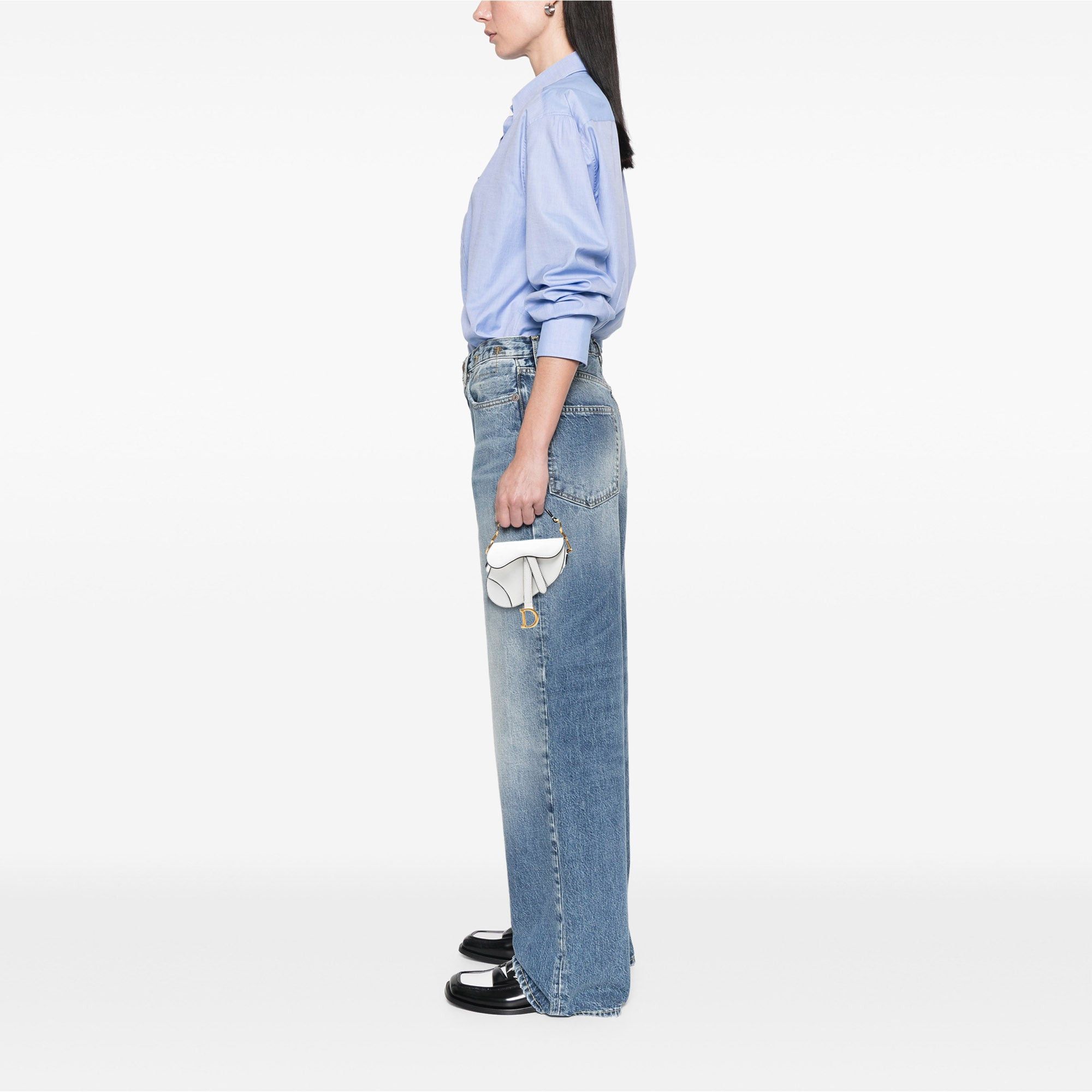Dior Micro Goatskin Saddle Bag Size ONE SIZE - 7 Thumbnail