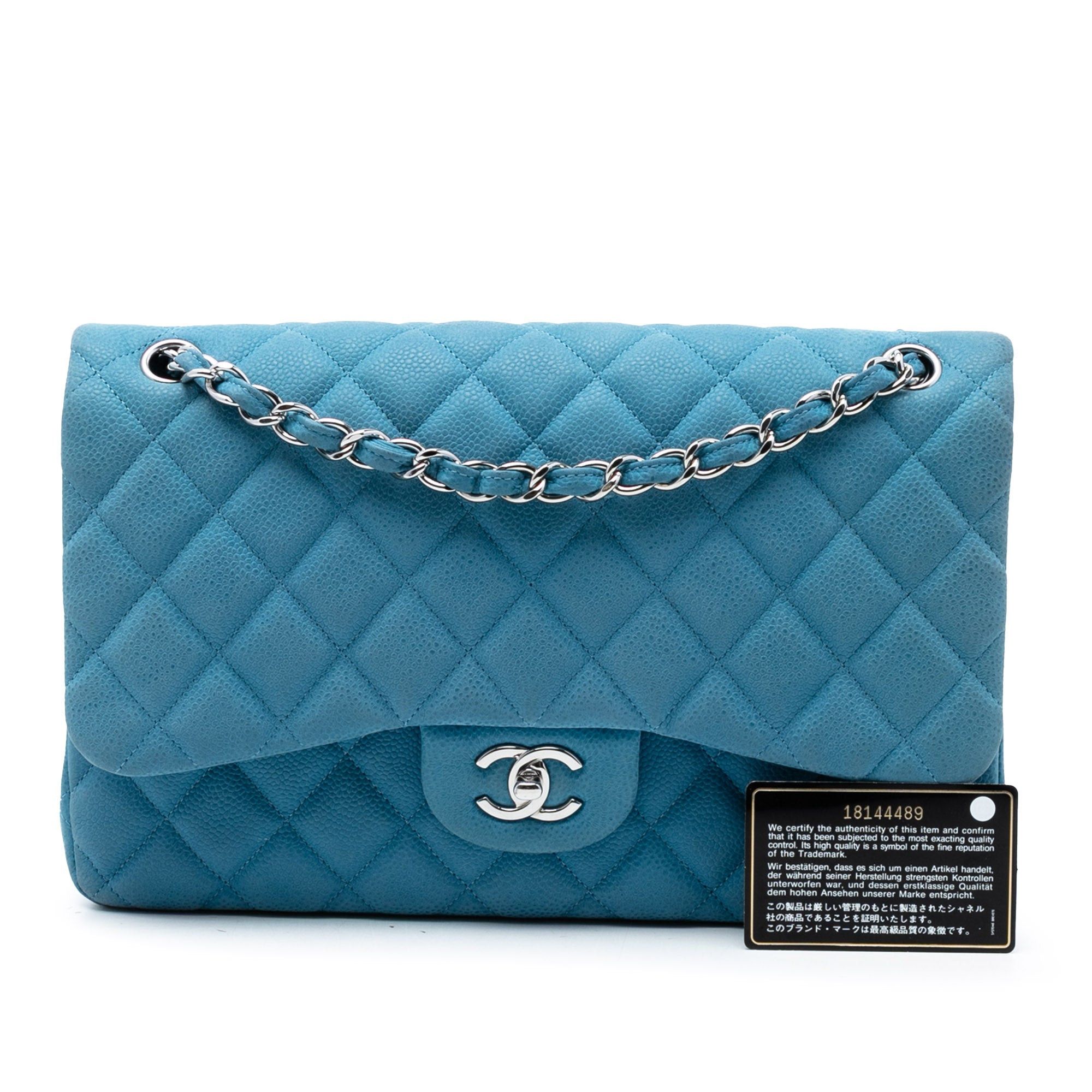 Chanel Jumbo Classic Caviar Double Flap Size ONE SIZE - 8 Thumbnail
