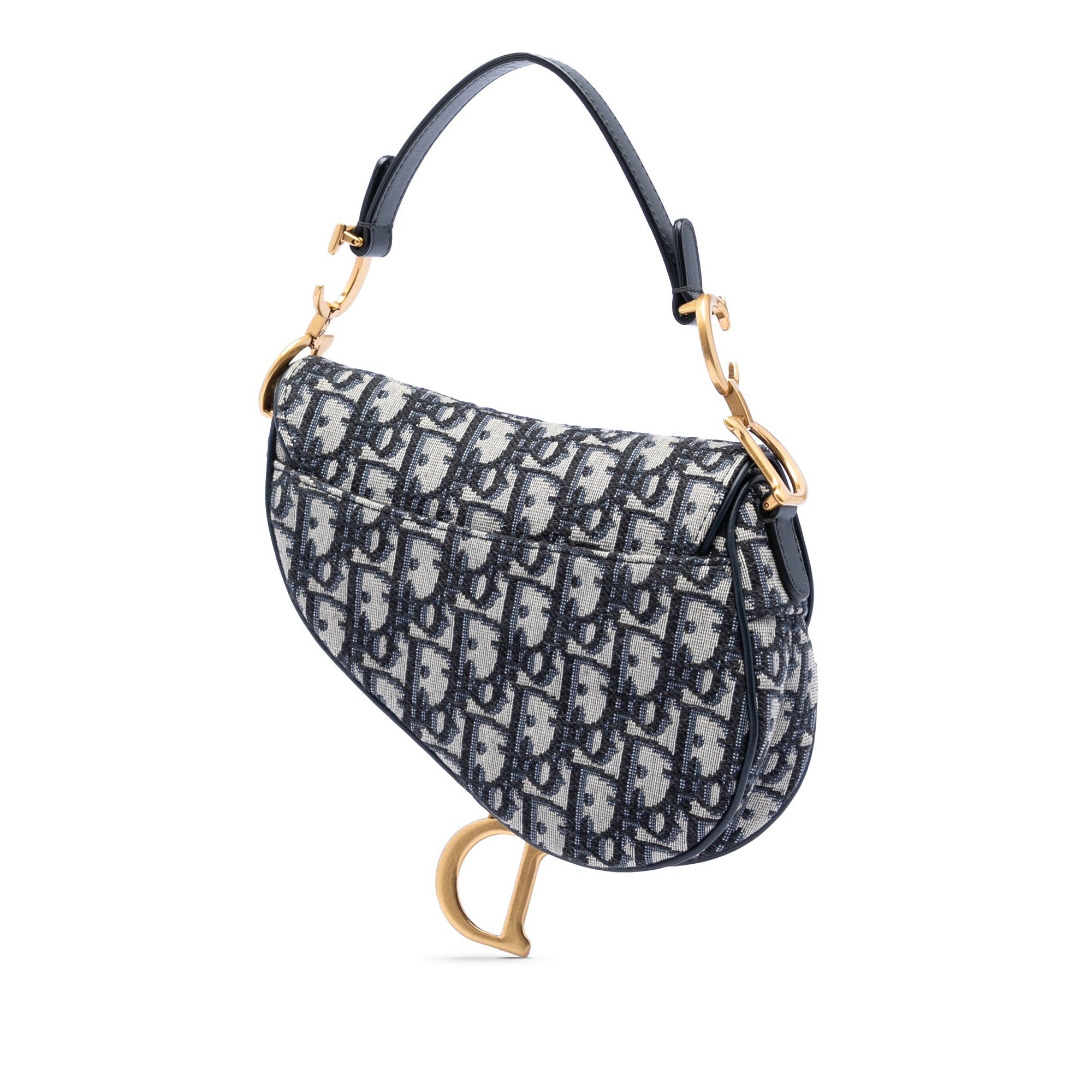 Dior Mini Oblique Canvas Saddle Bag Size ONE SIZE - 2 Thumbnail