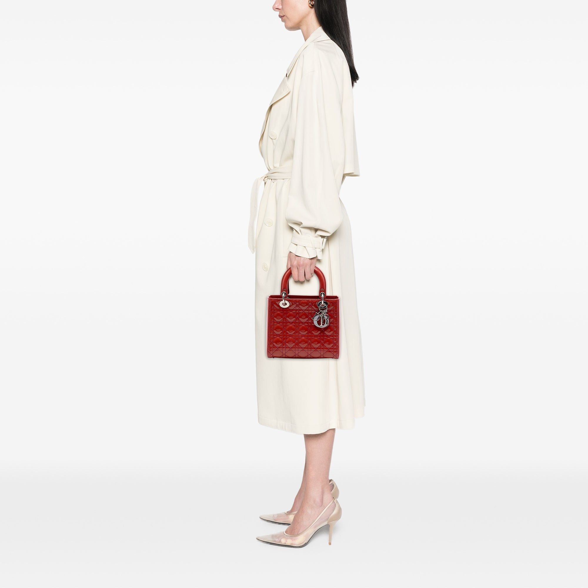 Dior Medium Patent Cannage Lady Dior Size ONE SIZE - 7 Thumbnail