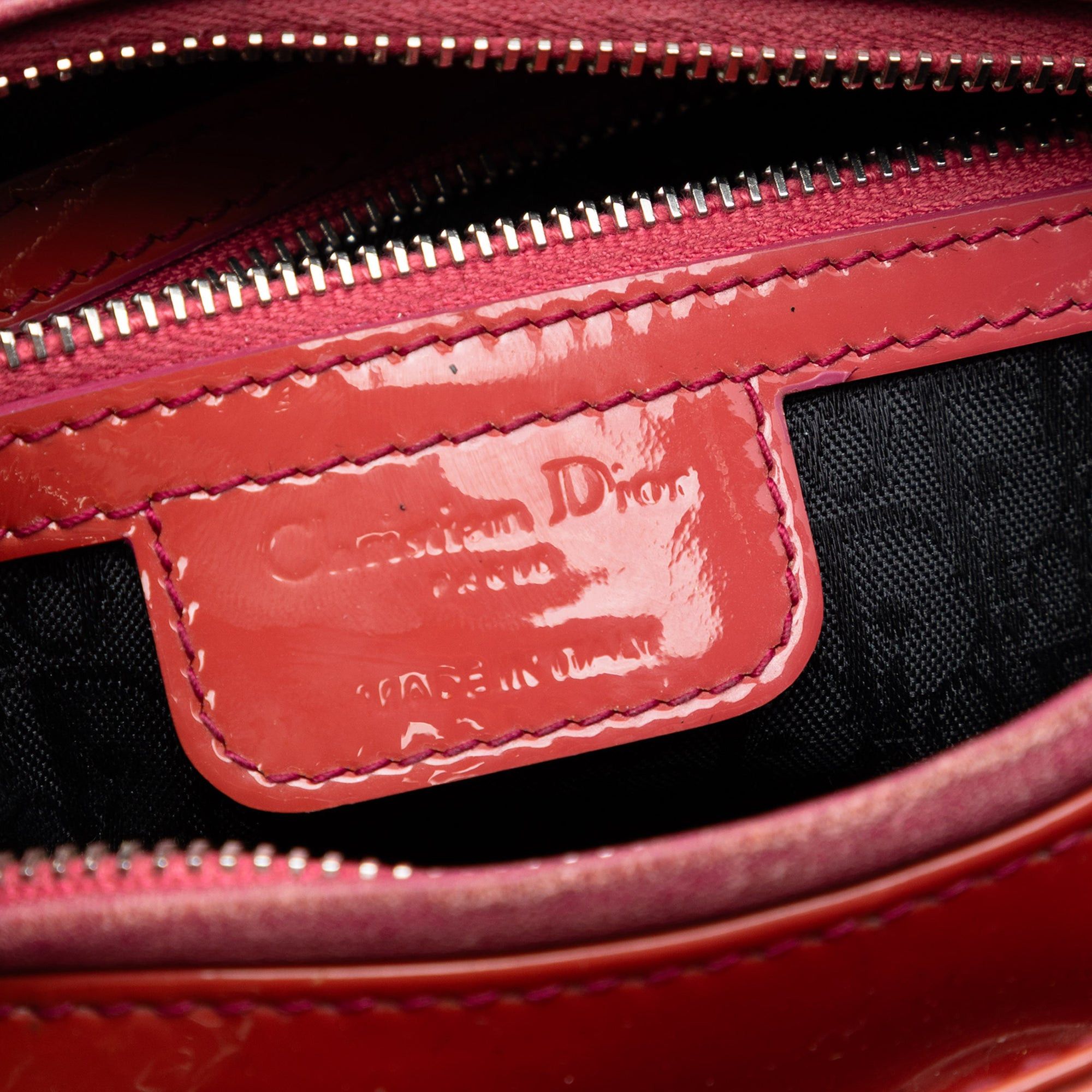 Dior Medium Patent Cannage Lady Dior Size ONE SIZE - 5 Thumbnail