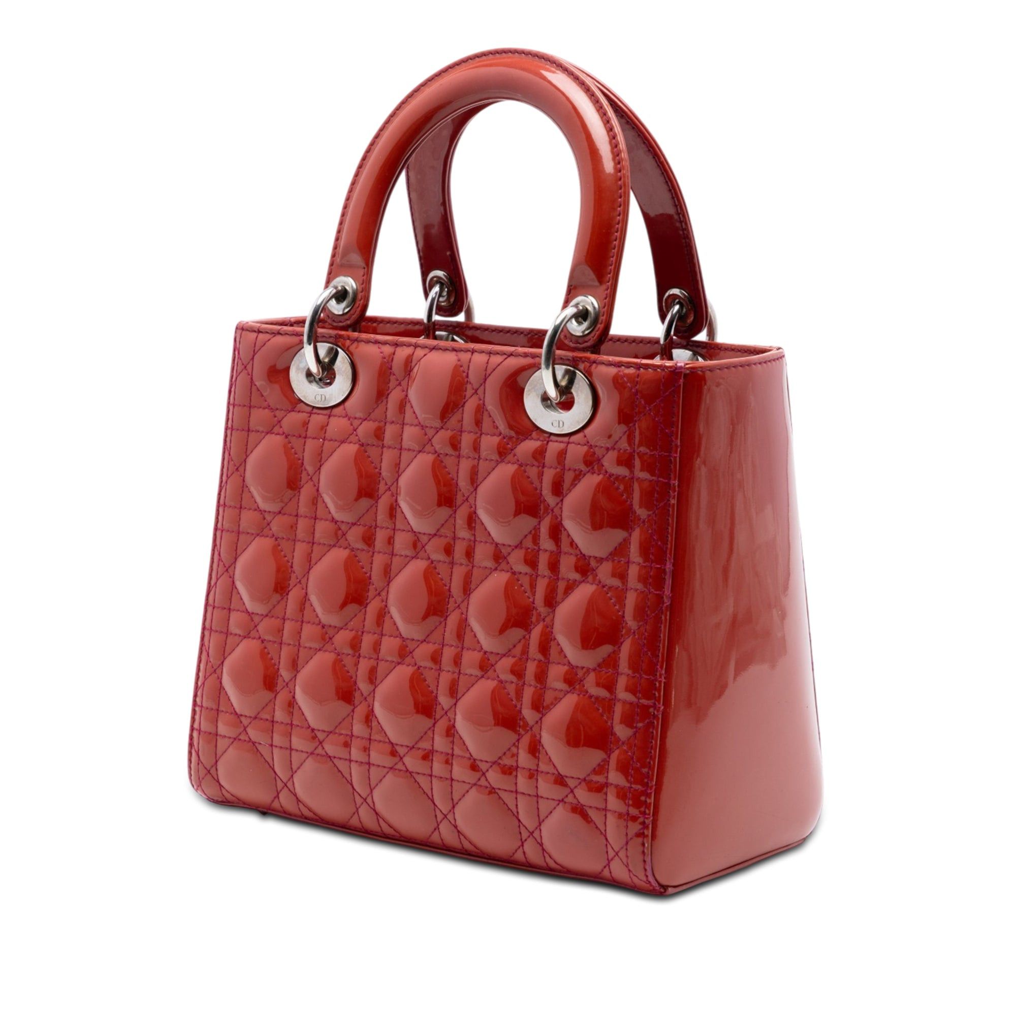 Dior Medium Patent Cannage Lady Dior Size ONE SIZE - 2 Thumbnail
