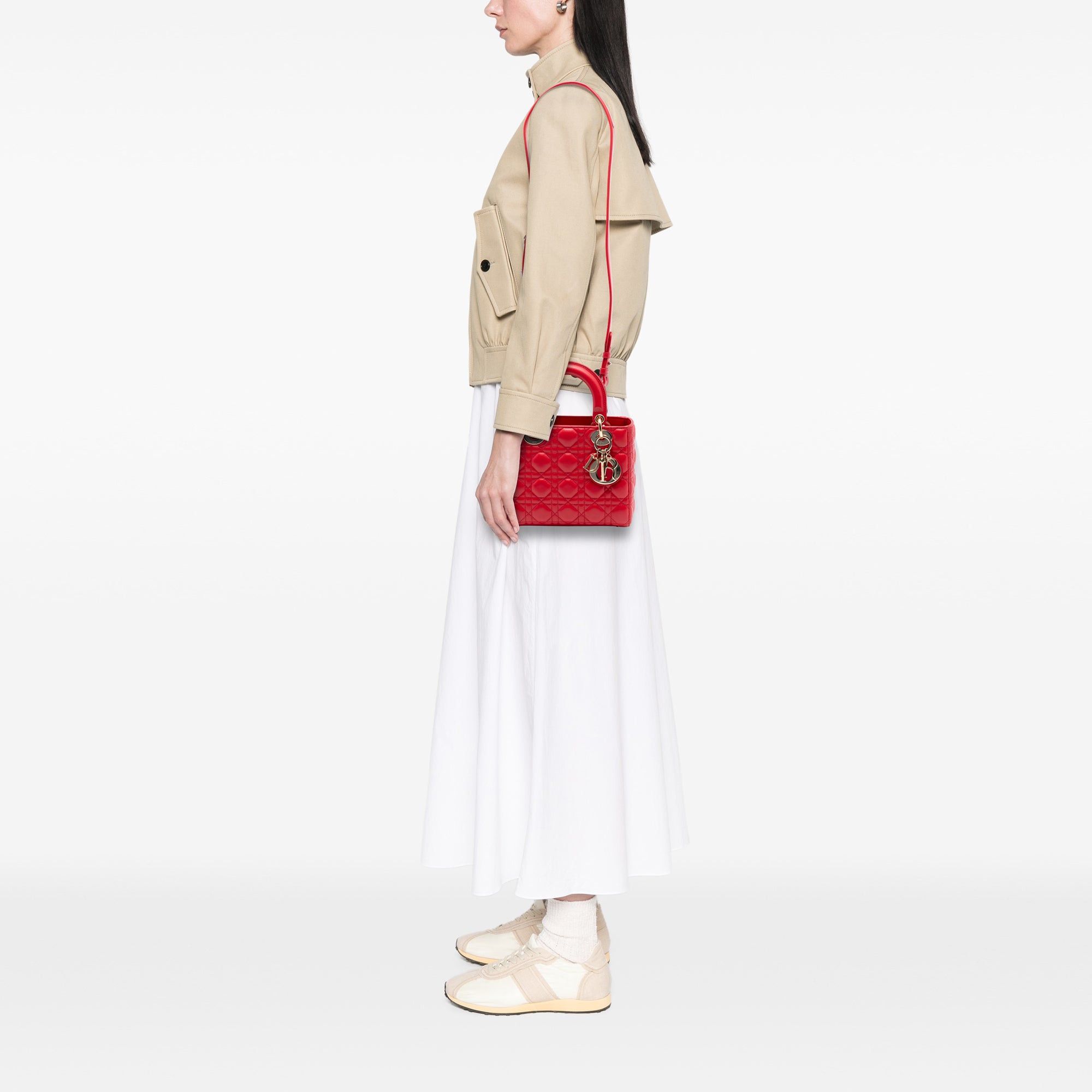 Dior Small Lambskin Cannage My ABCDior Lady Dior Size ONE SIZE - 7 Thumbnail