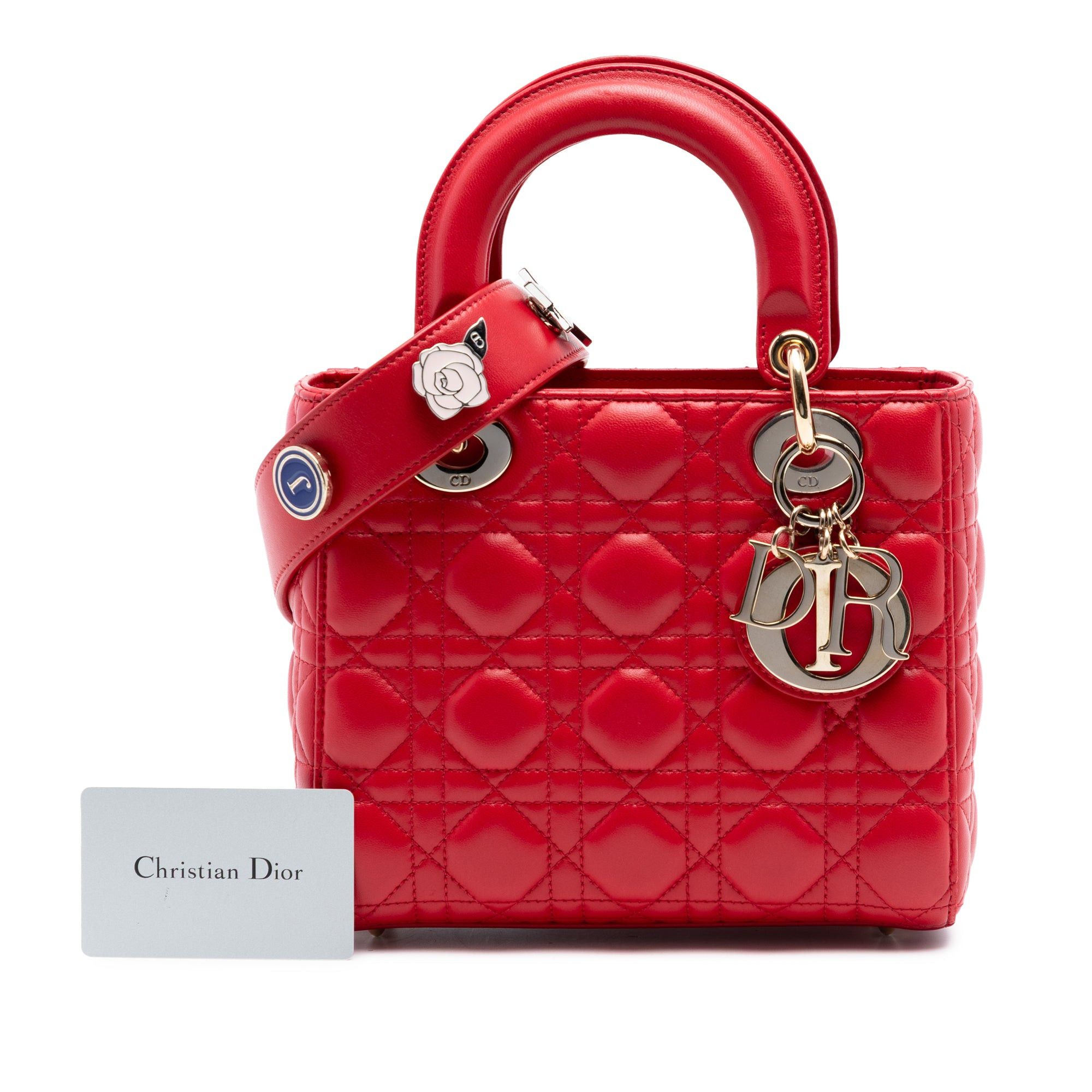 Dior Small Lambskin Cannage My ABCDior Lady Dior Size ONE SIZE - 8 Thumbnail