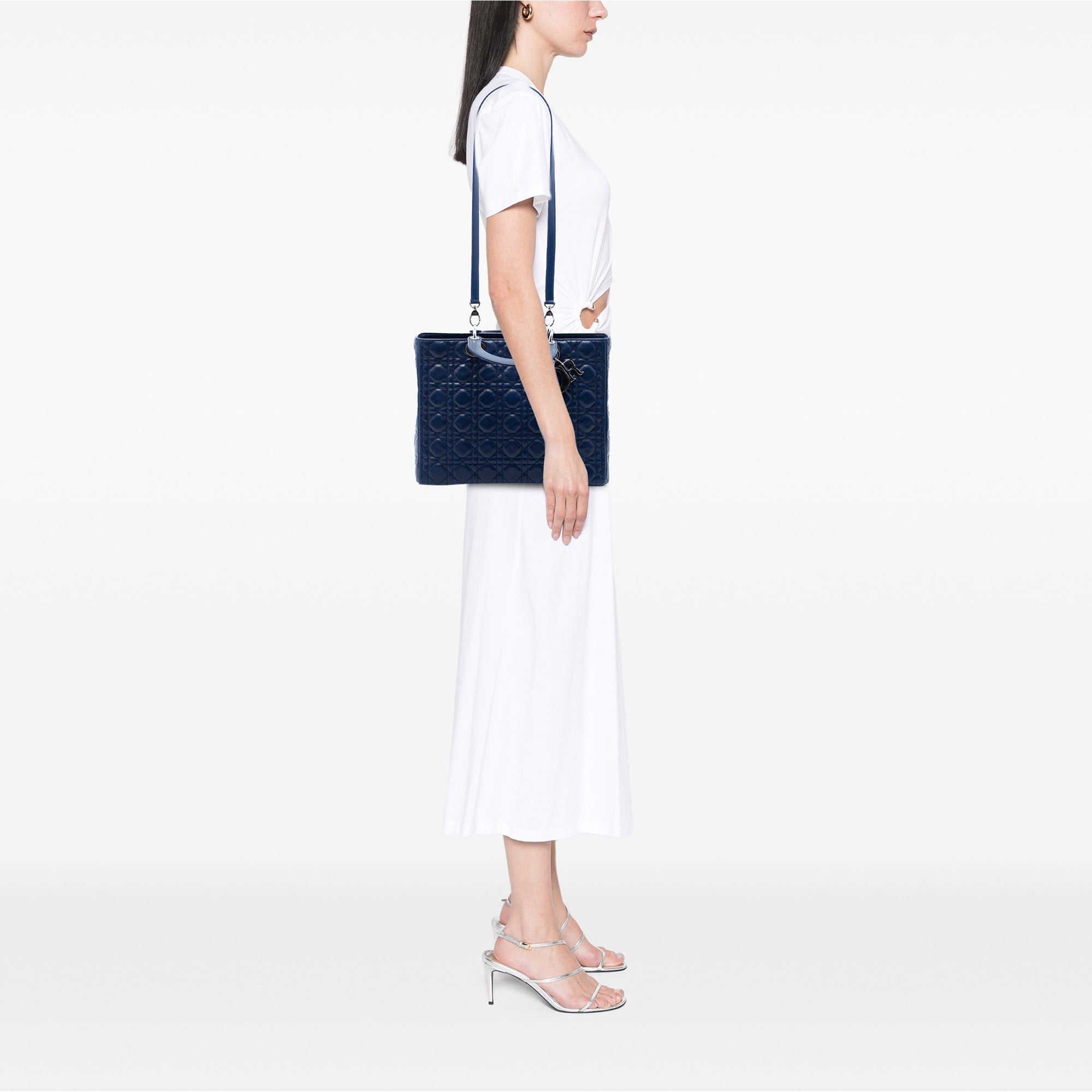 Dior Large Lambskin Cannage Lady Dior Size ONE SIZE - 7 Thumbnail