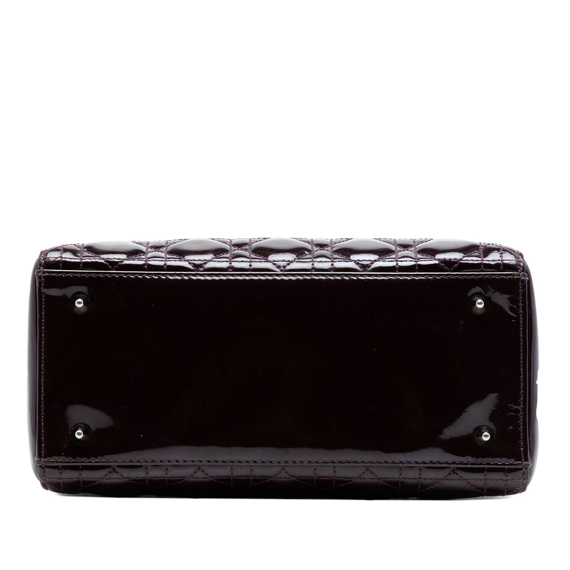 Dior Medium Patent Cannage Lady Dior Size ONE SIZE - 3 Thumbnail