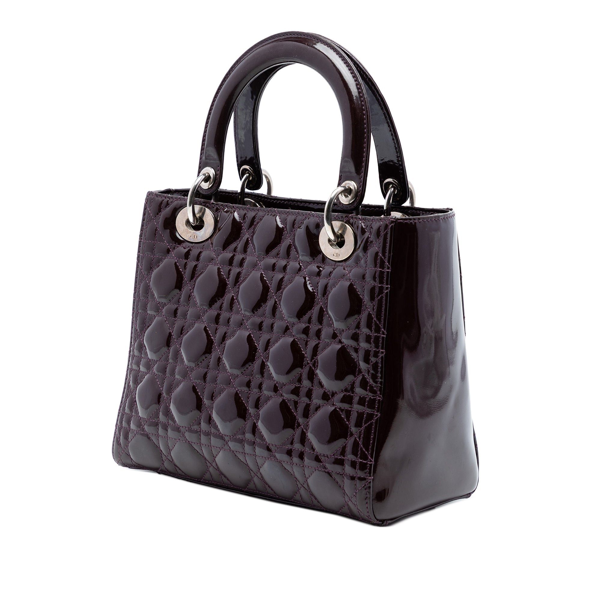 Dior Medium Patent Cannage Lady Dior Size ONE SIZE - 2 Thumbnail