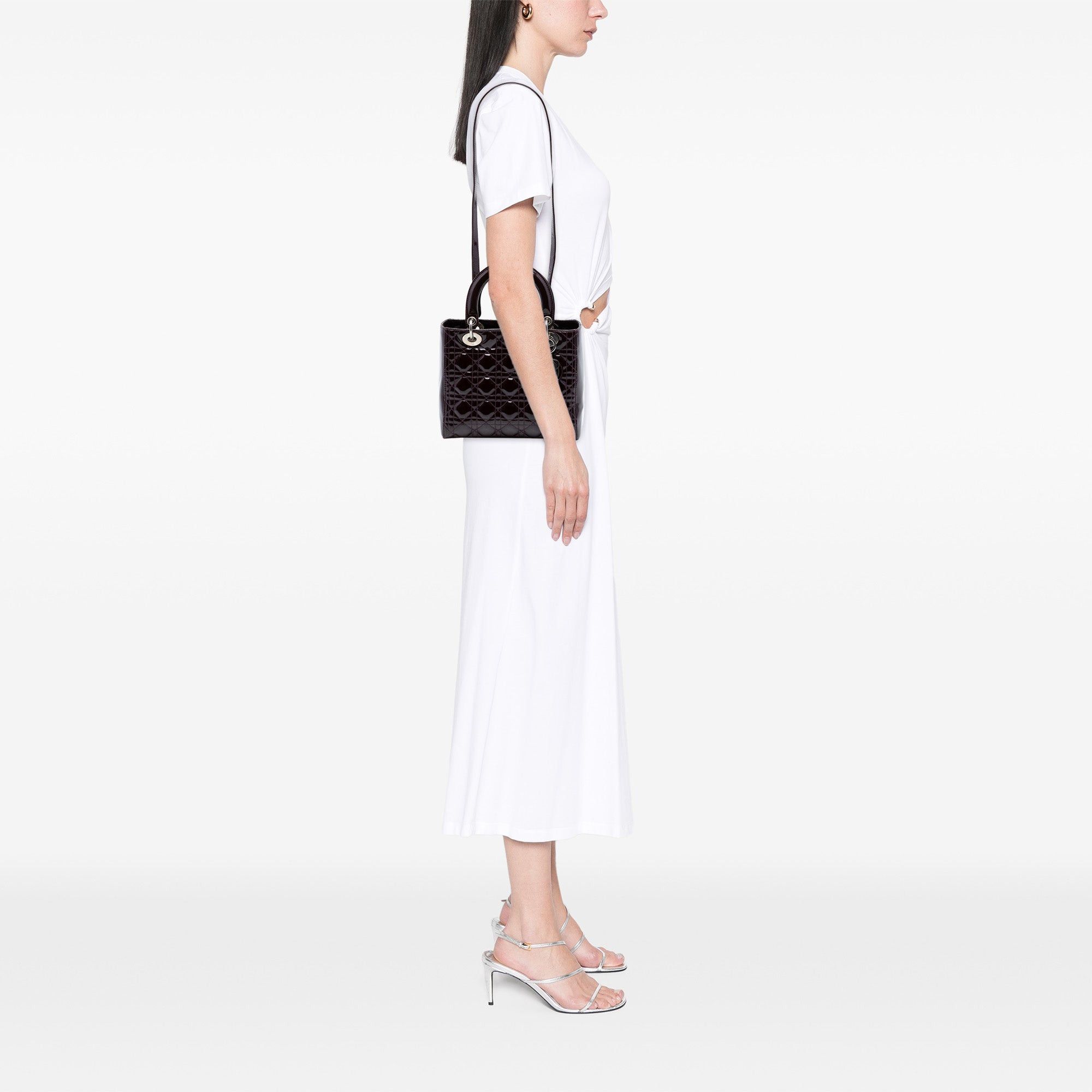 Dior Medium Patent Cannage Lady Dior Size ONE SIZE - 7 Thumbnail