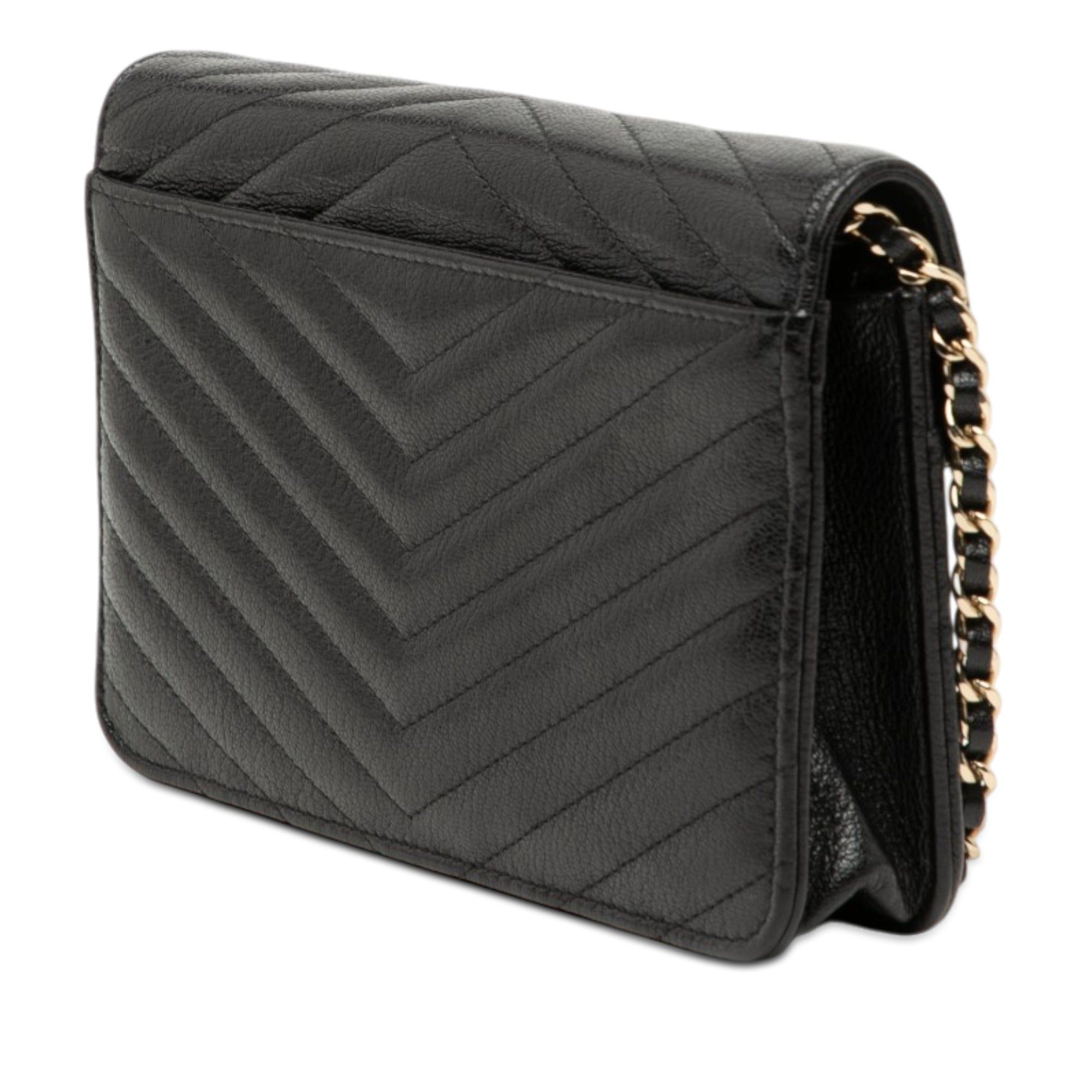 Chanel Chevron Goatskin Statement Wallet On Chain Size ONE SIZE - 2 Thumbnail