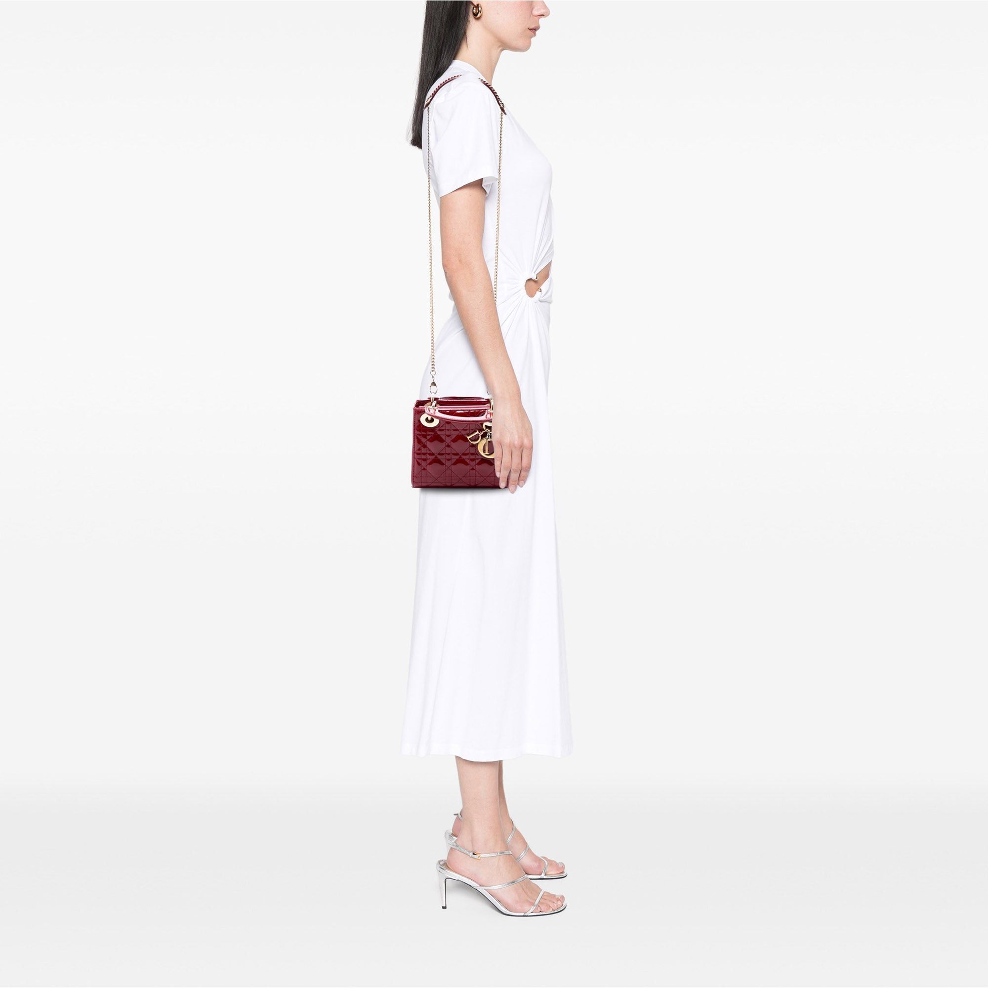Dior Mini Patent Cannage Lady Dior Size ONE SIZE - 7 Thumbnail