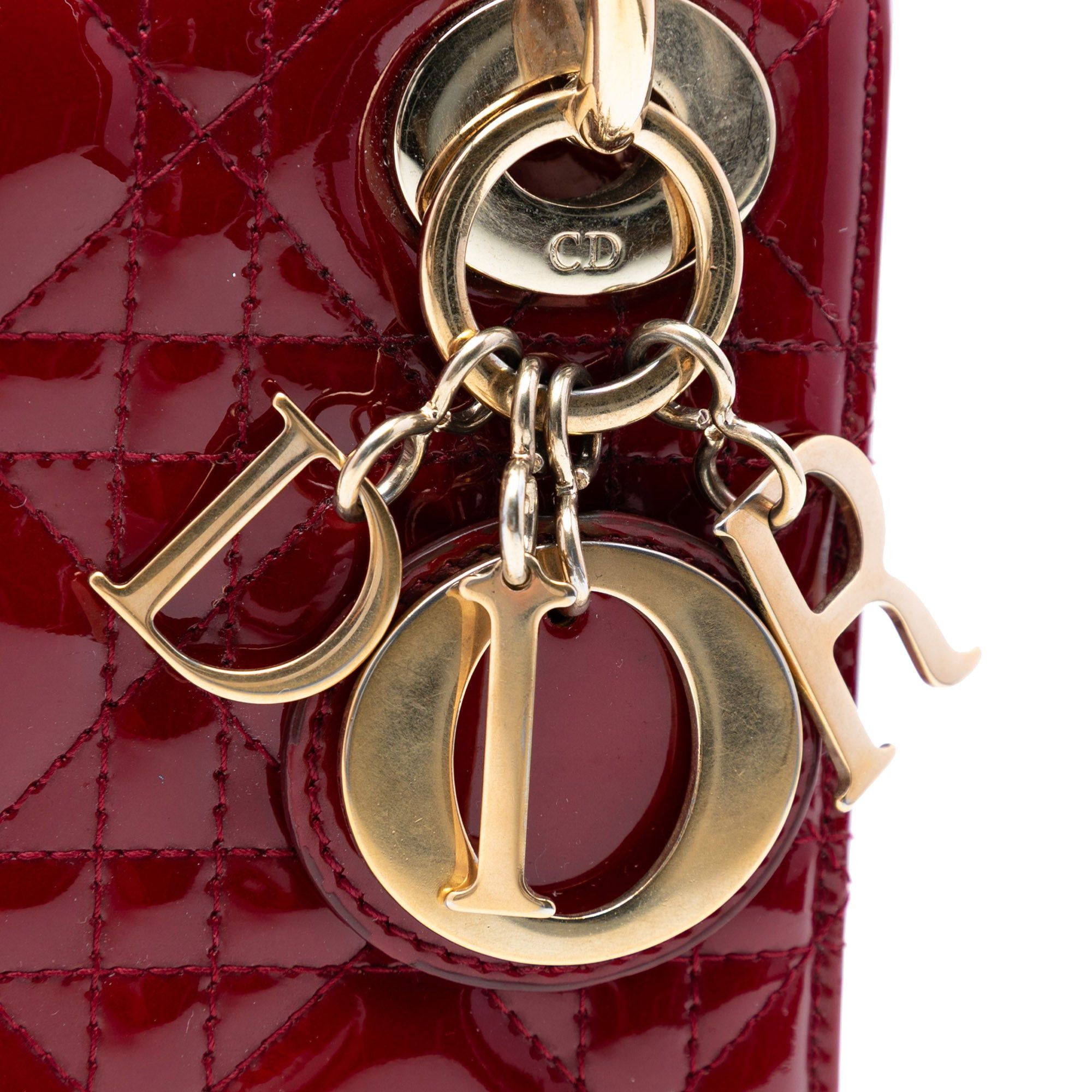 Dior Mini Patent Cannage Lady Dior Size ONE SIZE - 5 Thumbnail