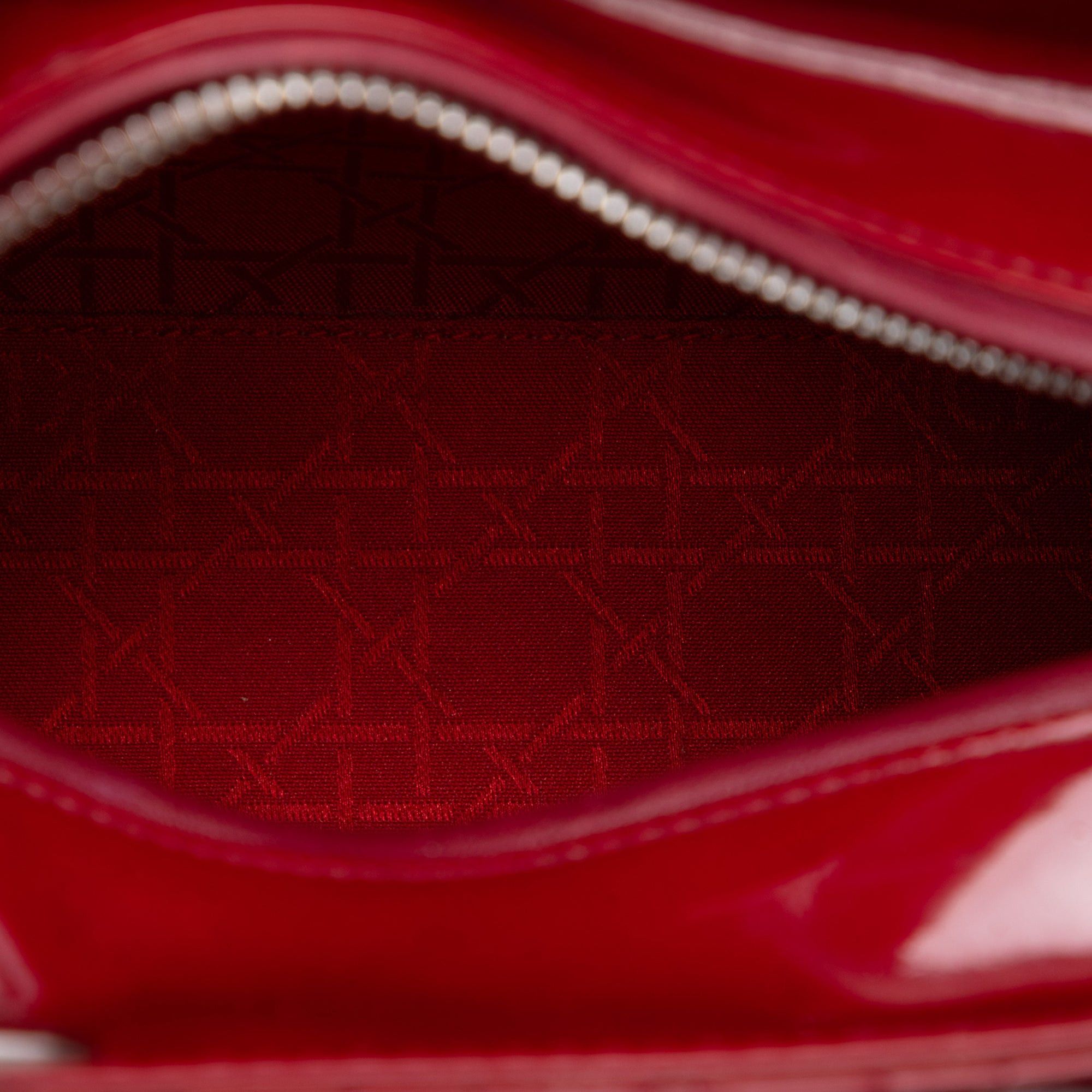 Dior Medium Patent Cannage Lady Dior Size ONE SIZE - 4 Thumbnail
