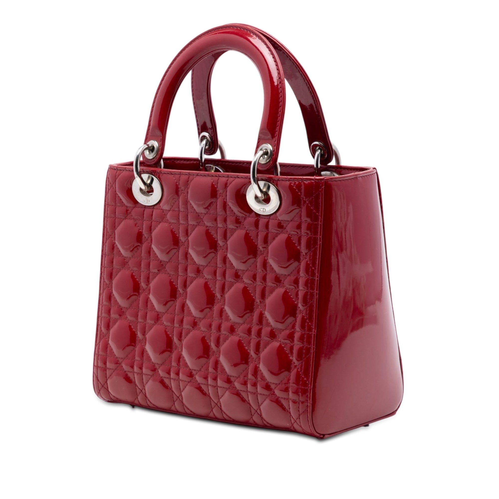 Dior Medium Patent Cannage Lady Dior Size ONE SIZE - 2 Thumbnail