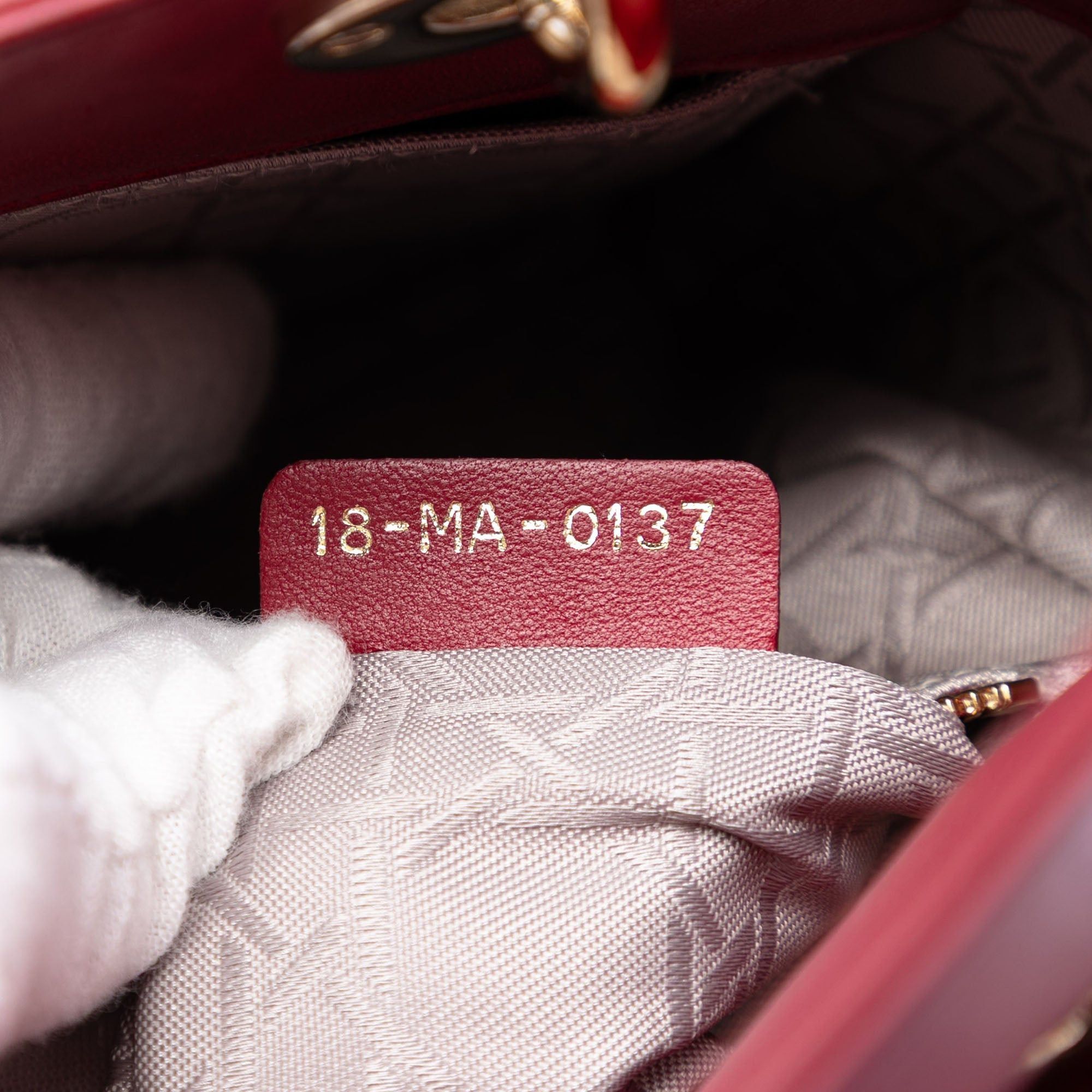 Dior Small Lambskin Cannage My ABCDior Lady Dior Size ONE SIZE - 6 Thumbnail