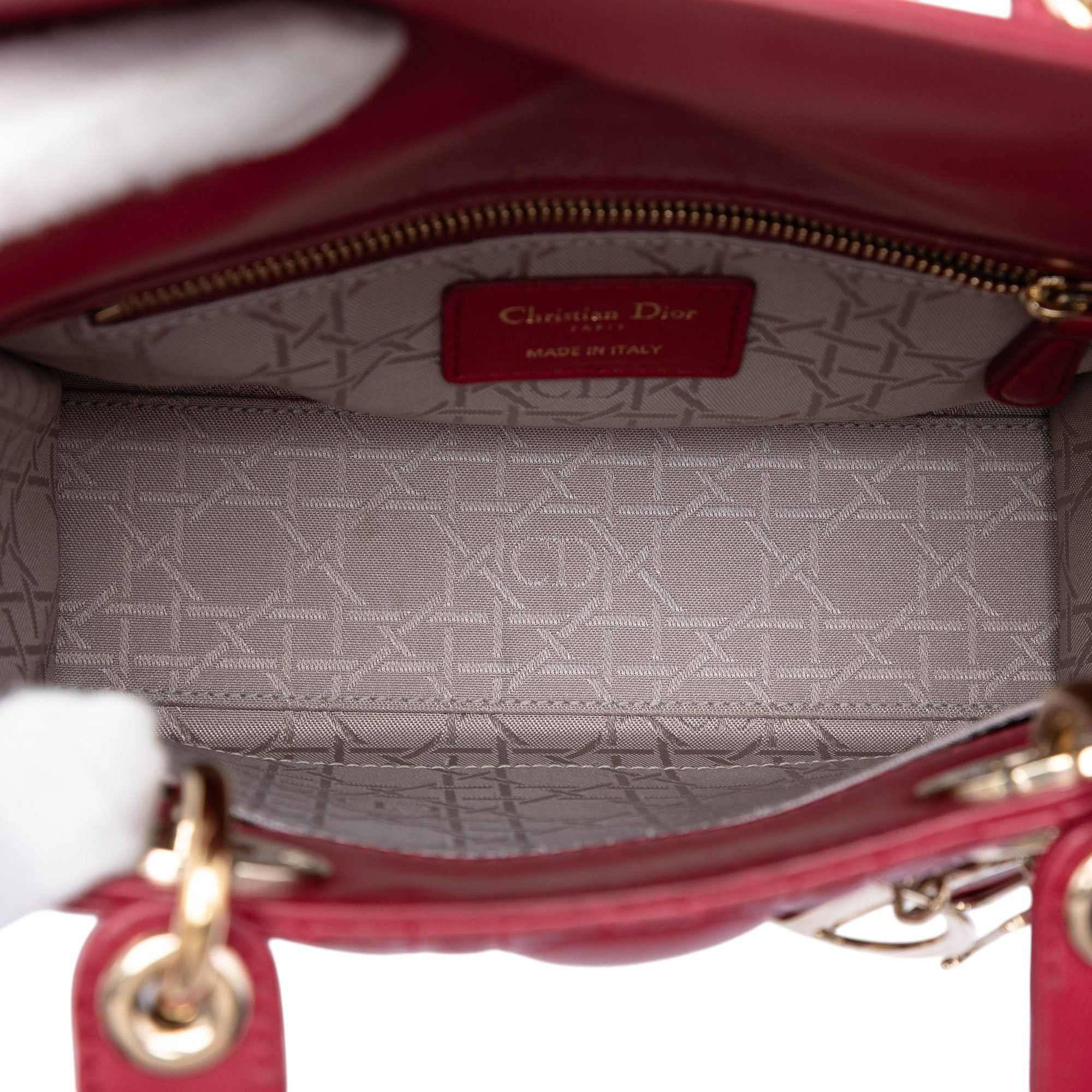 Dior Small Lambskin Cannage My ABCDior Lady Dior Size ONE SIZE - 4 Thumbnail