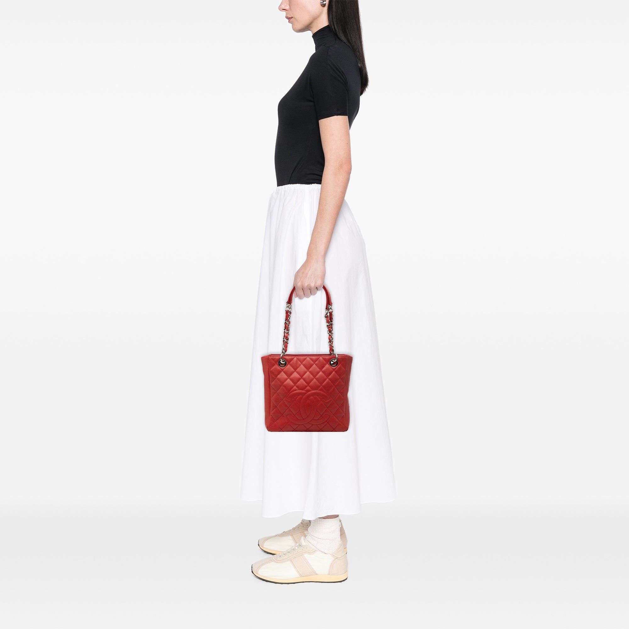 Chanel Caviar Petite Shopping Tote Size ONE SIZE - 7 Thumbnail