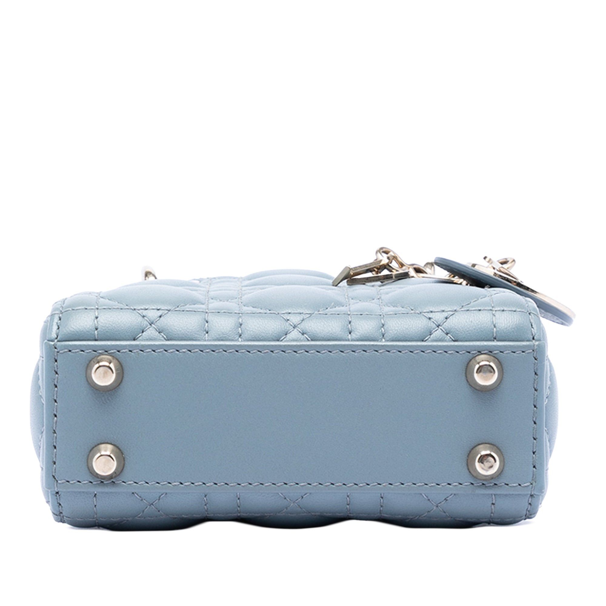 Dior Micro Lambskin Cannage Lady Dior Size ONE SIZE - 3 Thumbnail
