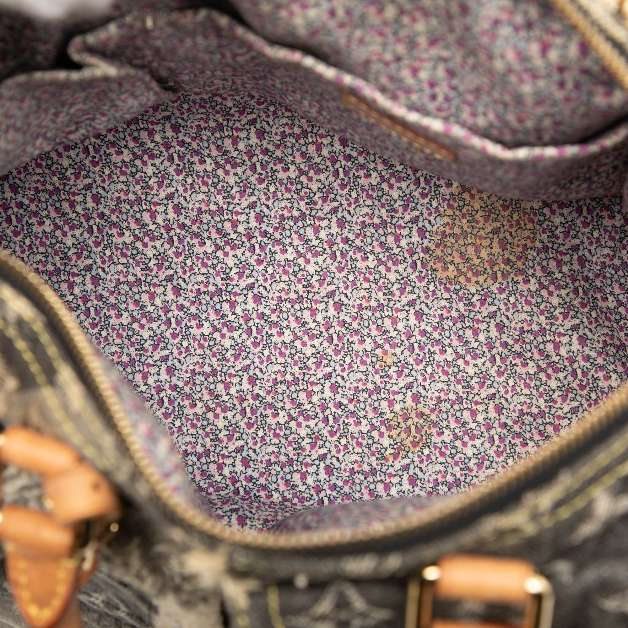 Louis Vuitton Monogram Denim Patchwork Speedy 30 Size ONE SIZE - 4 Thumbnail