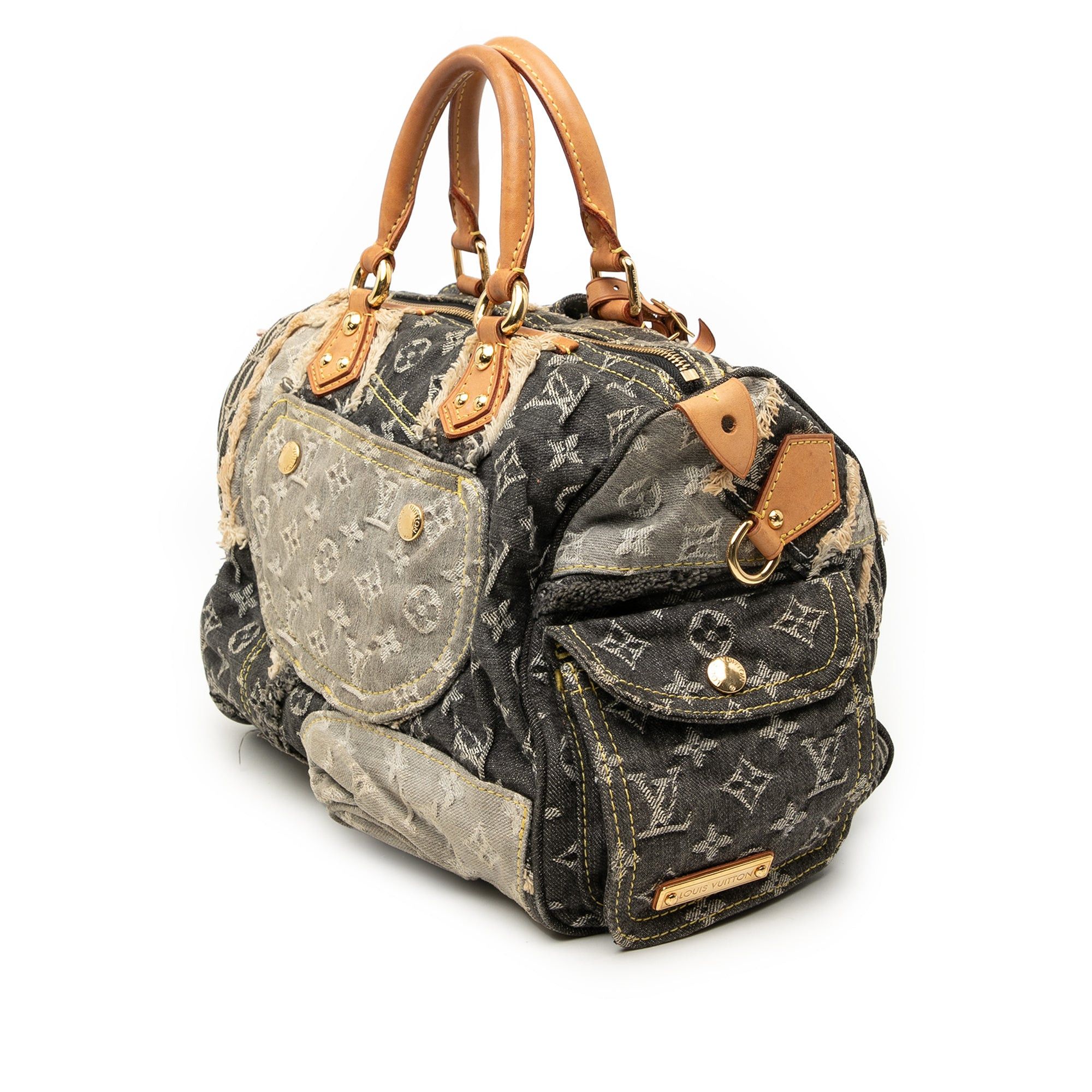 Louis Vuitton Monogram Denim Patchwork Speedy 30 Size ONE SIZE - 2 Thumbnail