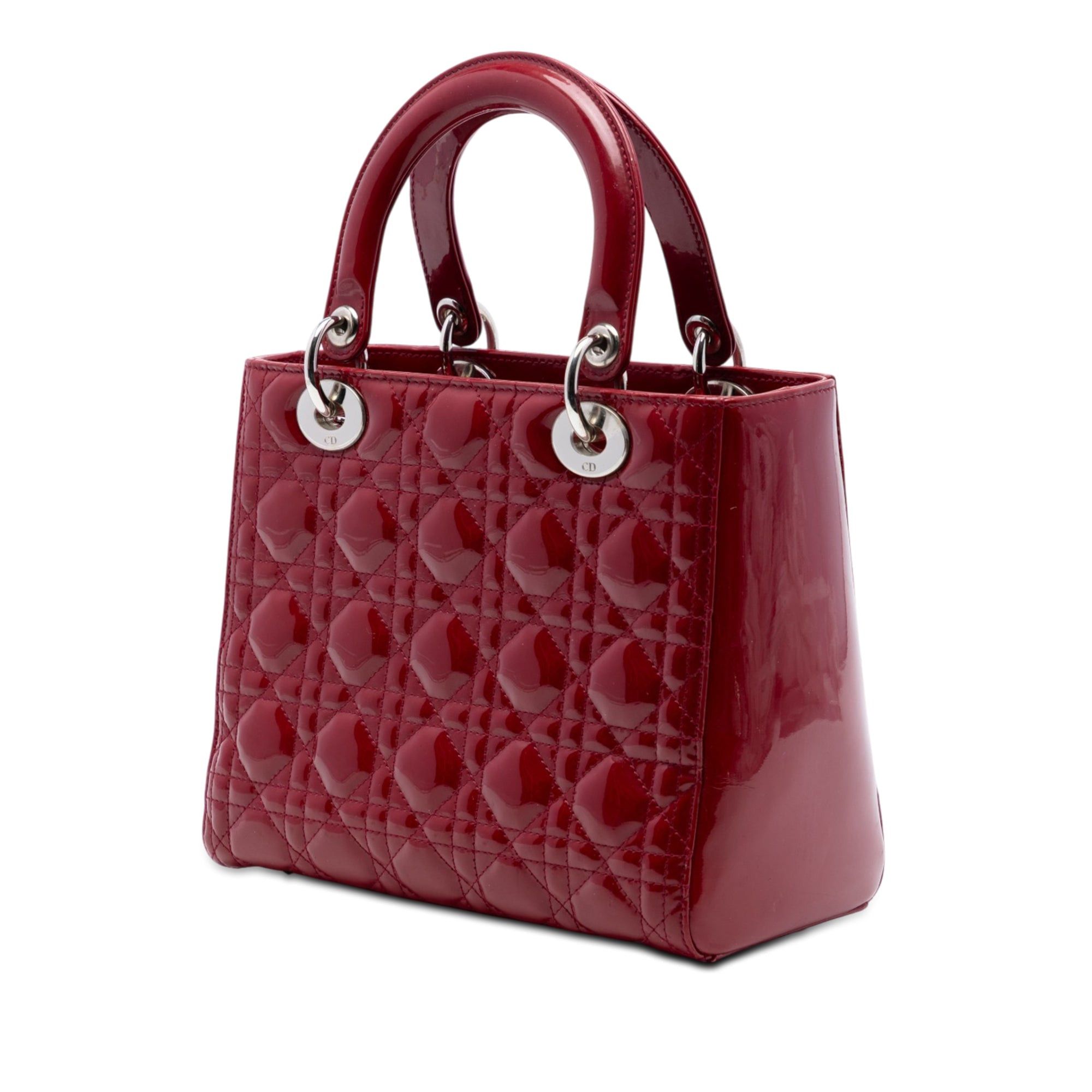 Dior Medium Patent Cannage Lady Dior Size ONE SIZE - 2 Thumbnail