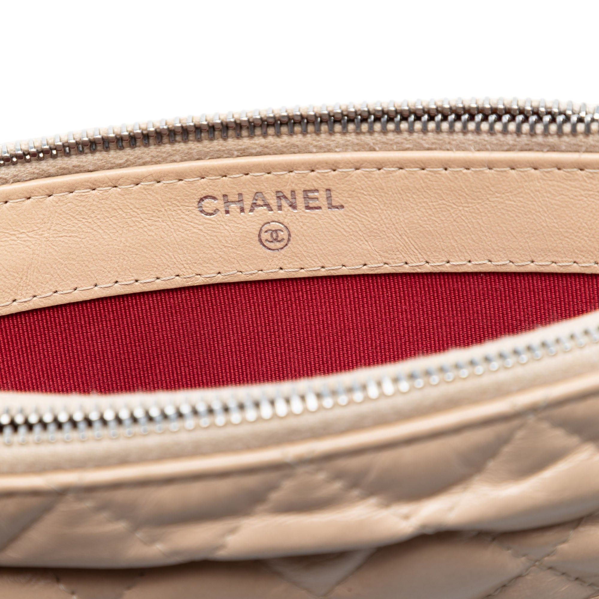 Chanel Bicolor Aged Calfskin Gabrielle Double Zip Clutch with Chain Size ONE SIZE - 5 Thumbnail