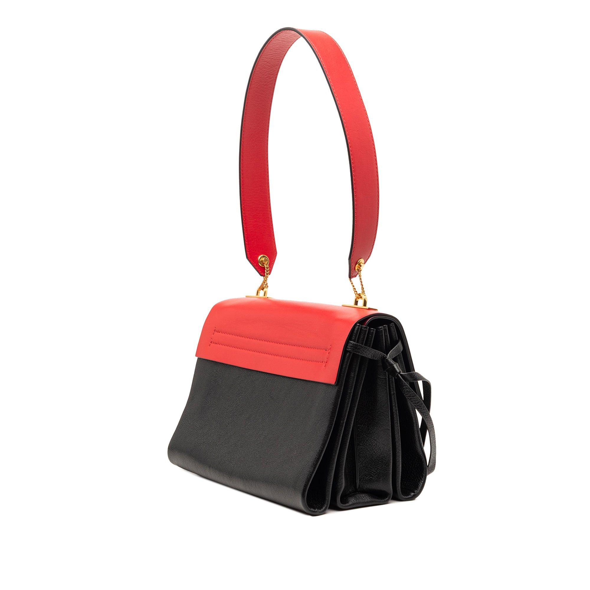 Valentino Small Colorblock Calfskin Vring Shoulder Bag Size ONE SIZE - 2 Thumbnail