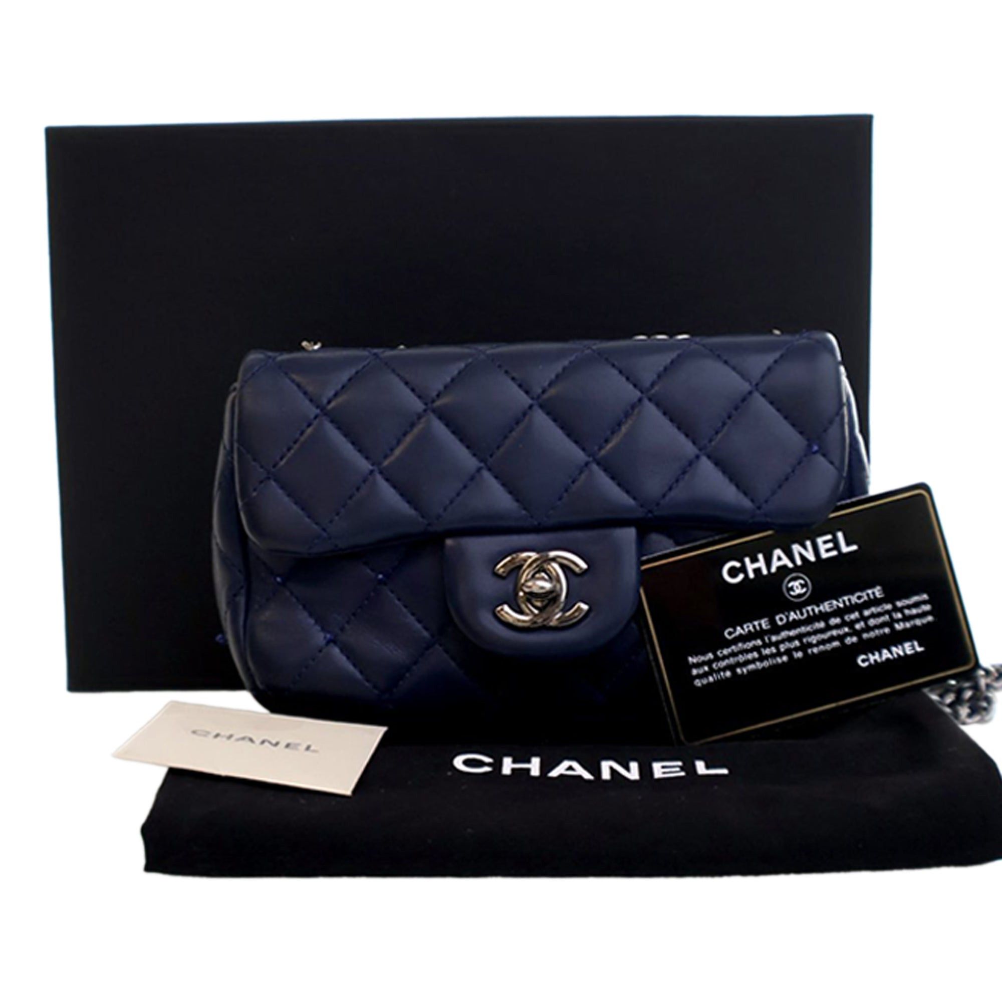 Chanel Mini Rectangular Classic Lambskin Crystal Single Flap Size ONE SIZE - 15 Thumbnail