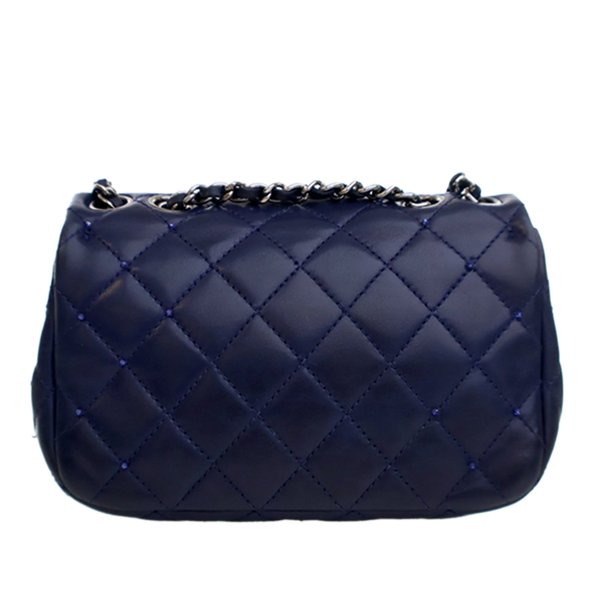 Chanel Mini Rectangular Classic Lambskin Crystal Single Flap Size ONE SIZE - 4 Thumbnail