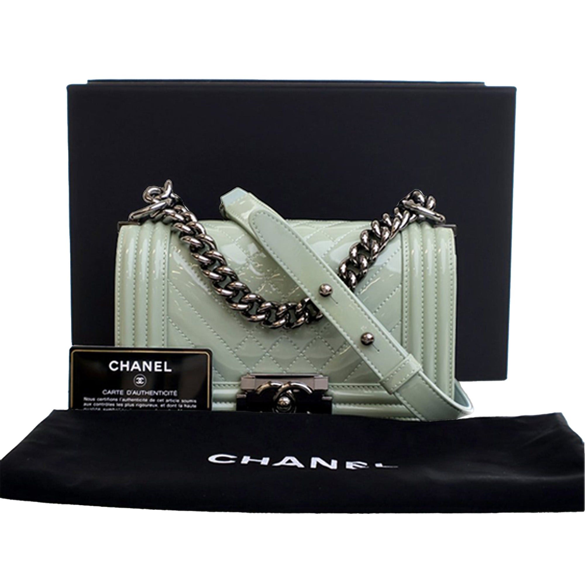 Chanel Small Quilted Patent Boy Flap Size ONE SIZE - 15 Thumbnail