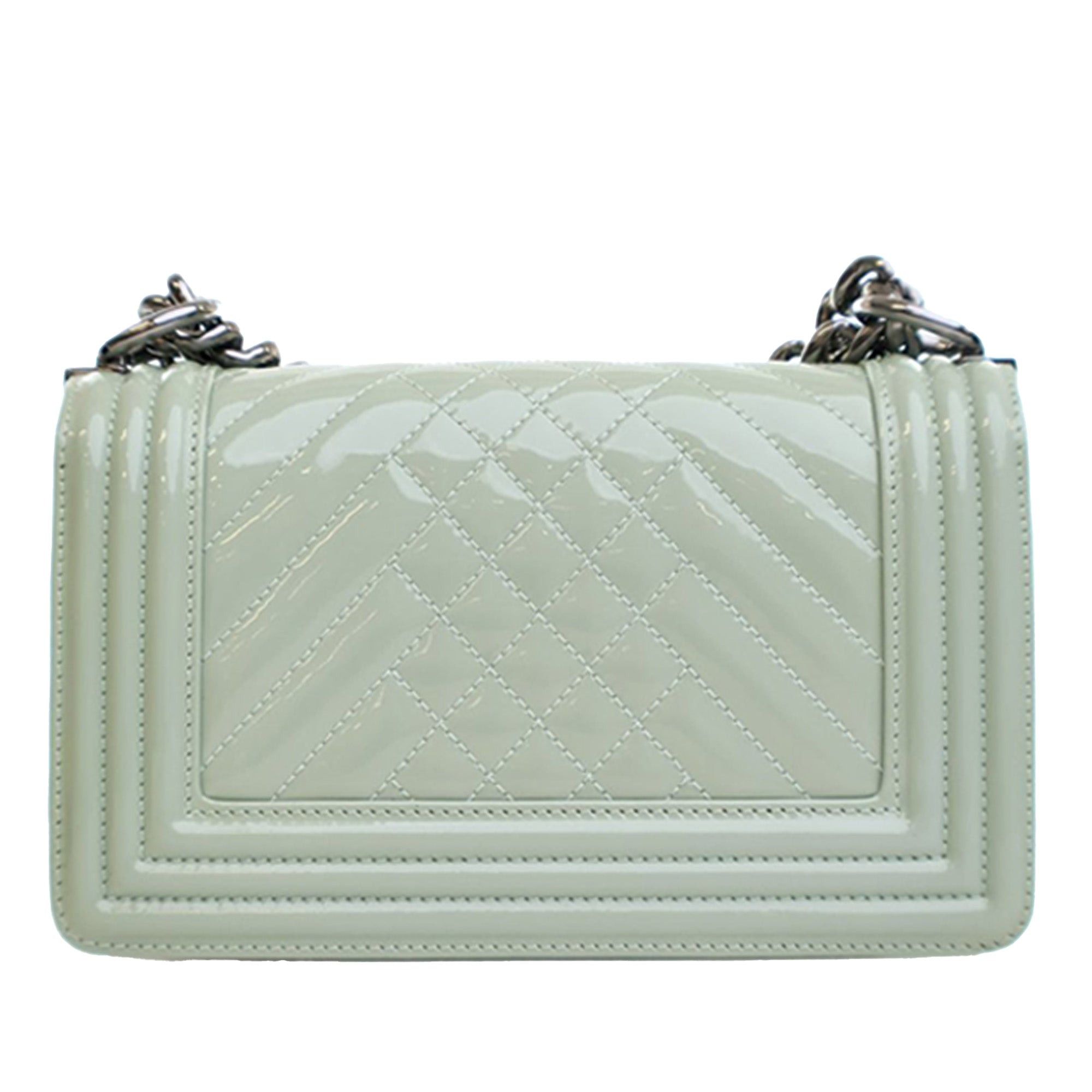Chanel Small Quilted Patent Boy Flap Size ONE SIZE - 4 Thumbnail
