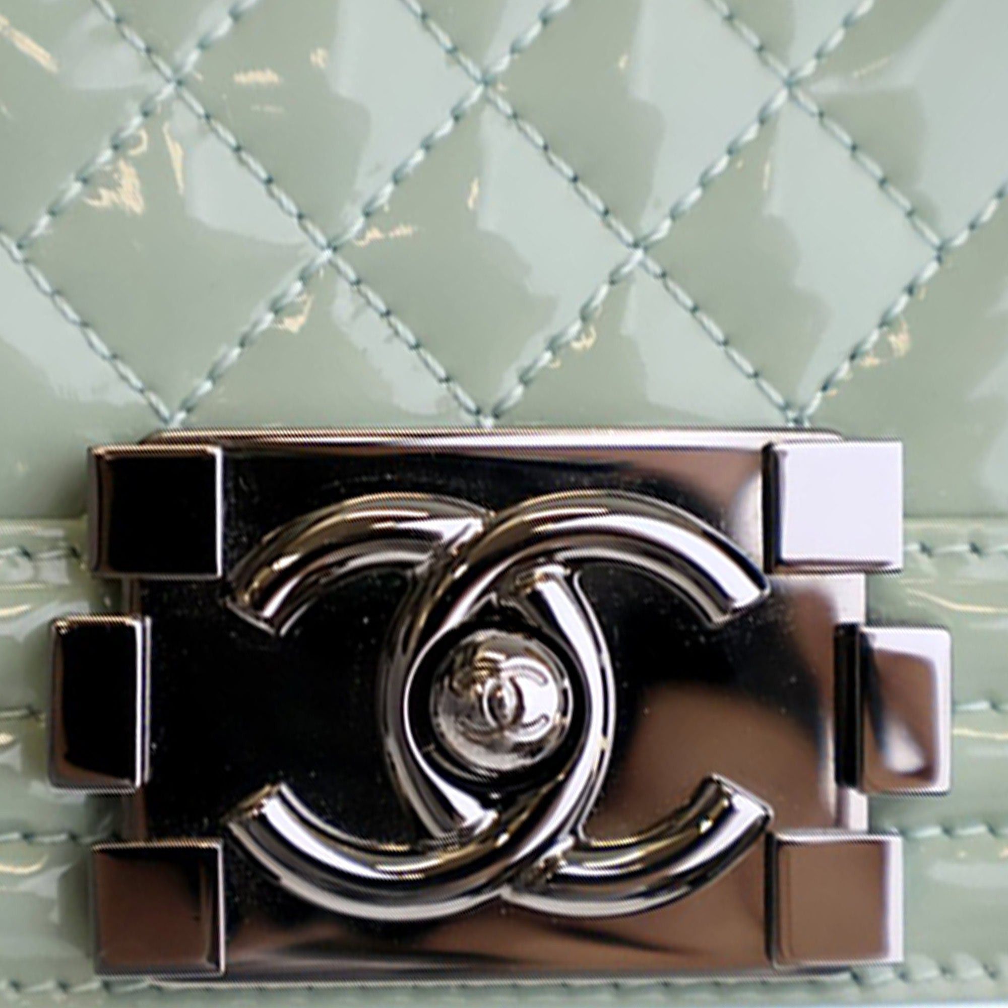 Chanel Small Quilted Patent Boy Flap Size ONE SIZE - 7 Thumbnail
