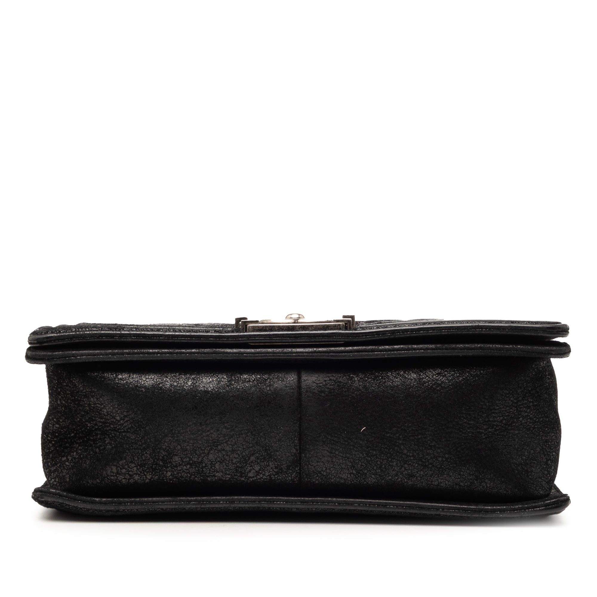 Chanel Old Medium Quilted Suede Chesterfield Boy Flap Size ONE SIZE - 3 Thumbnail