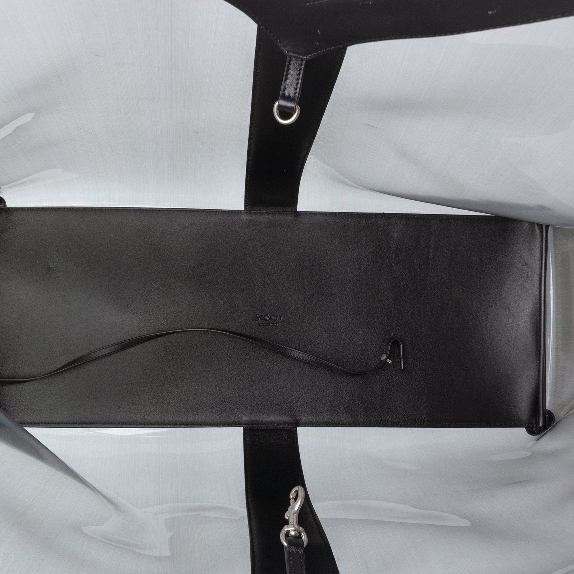 Saint Laurent Paris Maxi PVC Transparent Y Tote Size ONE SIZE - 4 Thumbnail