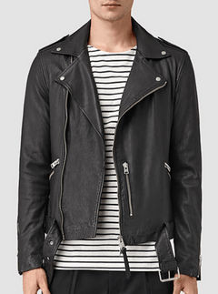 Kahawa leather clearance biker jacket