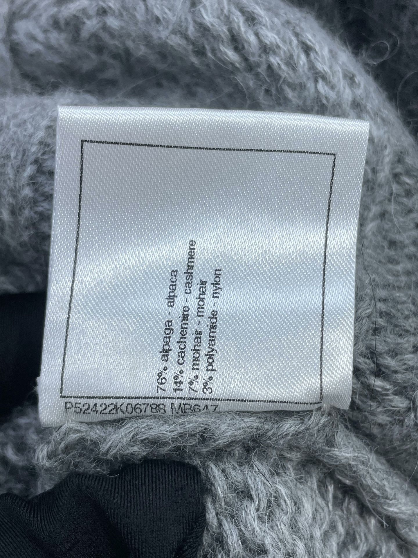 Chanel Chanel Pink Gray Colorblock Knit Sweater Size XS / US 0-2 / IT 36-38 - 8 Thumbnail