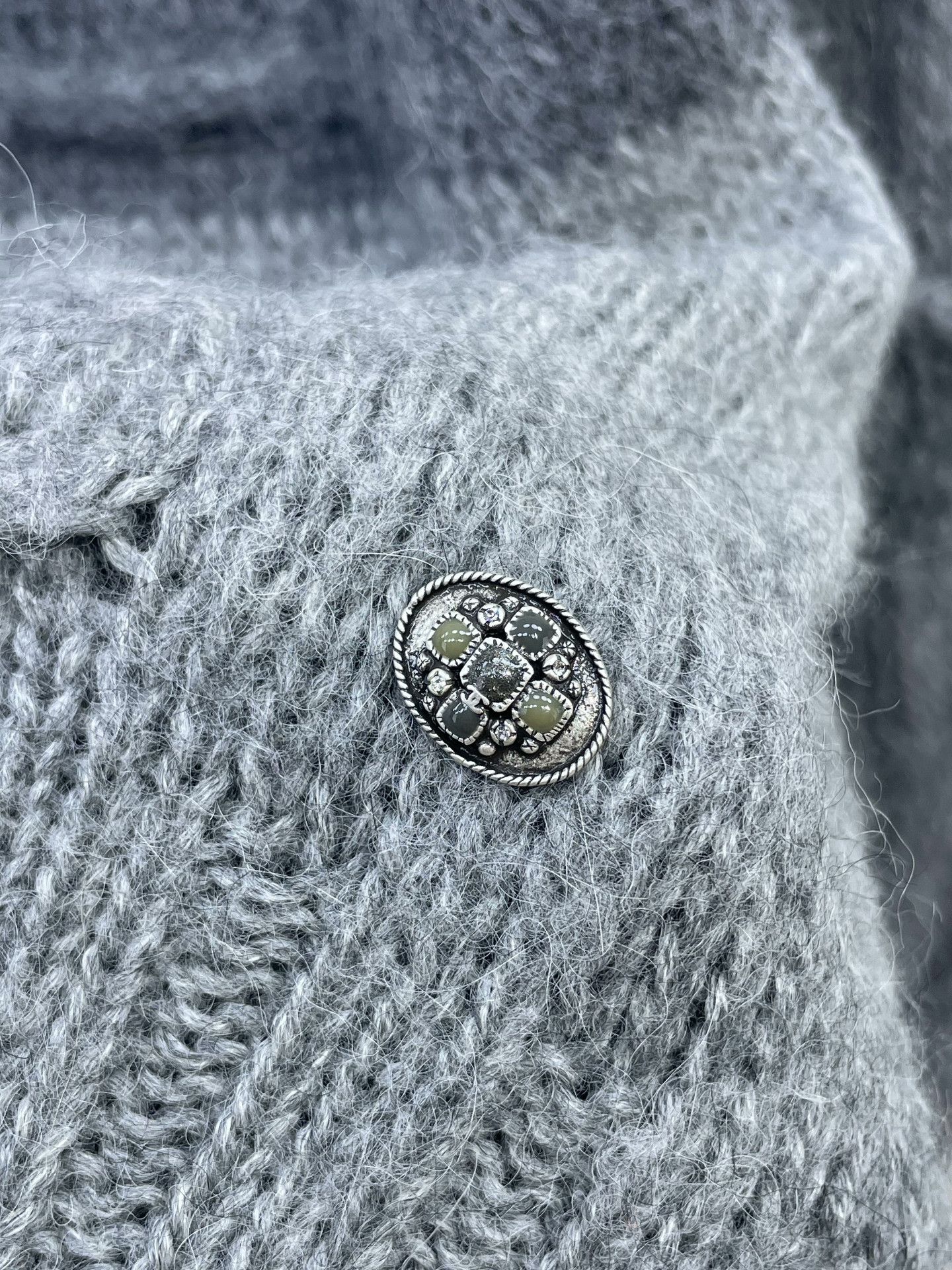 Chanel Chanel Pink Gray Colorblock Knit Sweater Size XS / US 0-2 / IT 36-38 - 4 Thumbnail