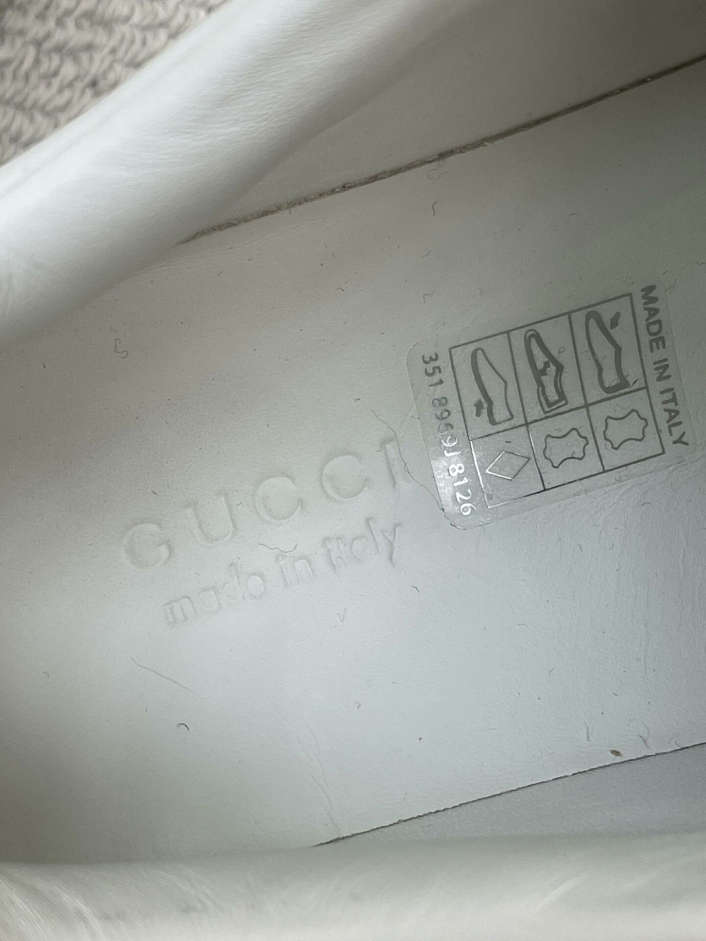 Gucci Gucci White Velcro Platform Dad Shoes Size US 4 / IT 34 - 6 Thumbnail