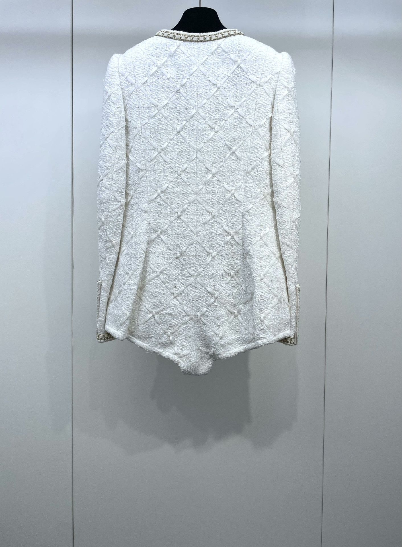 Chanel Chanel Metiers d'Art Tweed Chain Jumpsuit Size 34" / US 12 / IT 48 - 2 Thumbnail