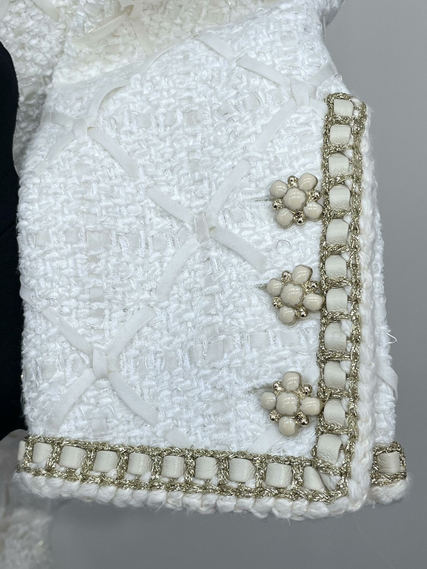 Chanel Chanel Metiers d'Art Tweed Chain Jumpsuit Size 34" / US 12 / IT 48 - 4 Thumbnail